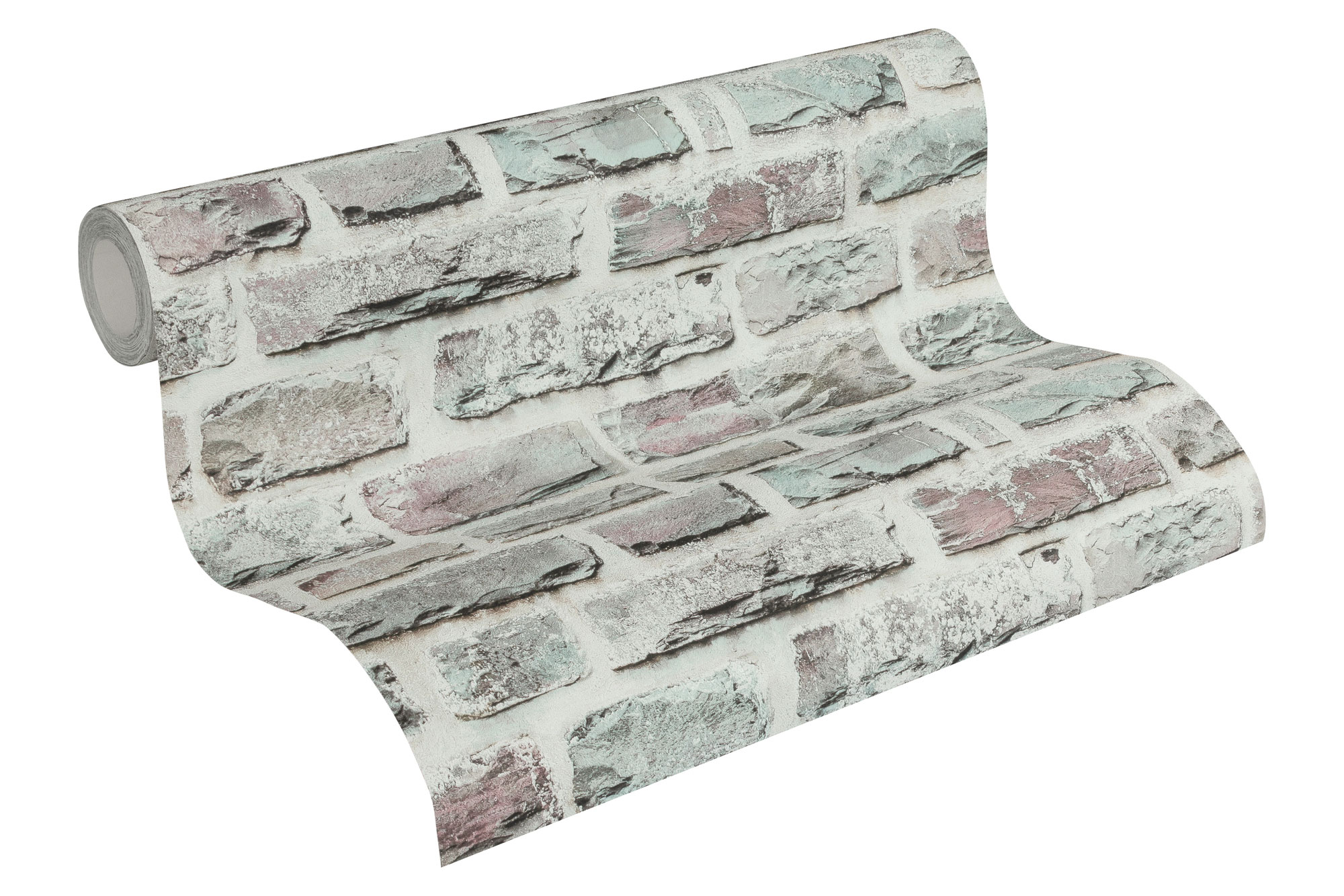 AS Création Vliestapete grau Mauer 361401