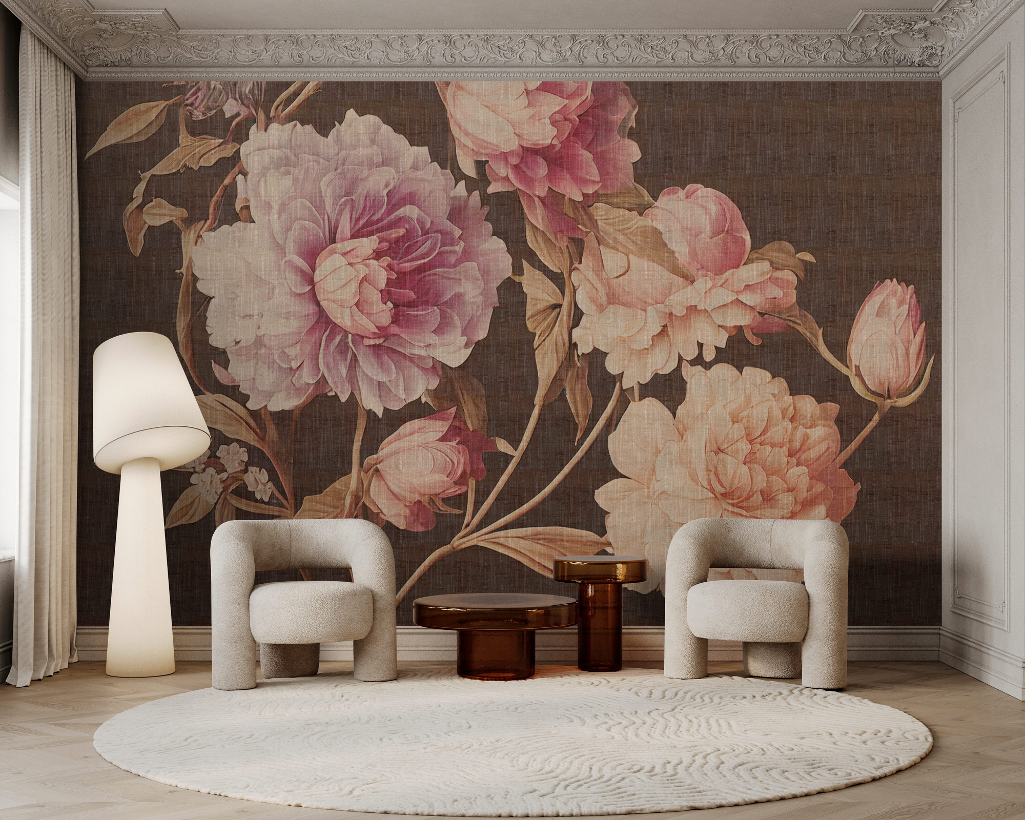 AS Fototapete Walls by Patel 5 Blumen Braun DD134591