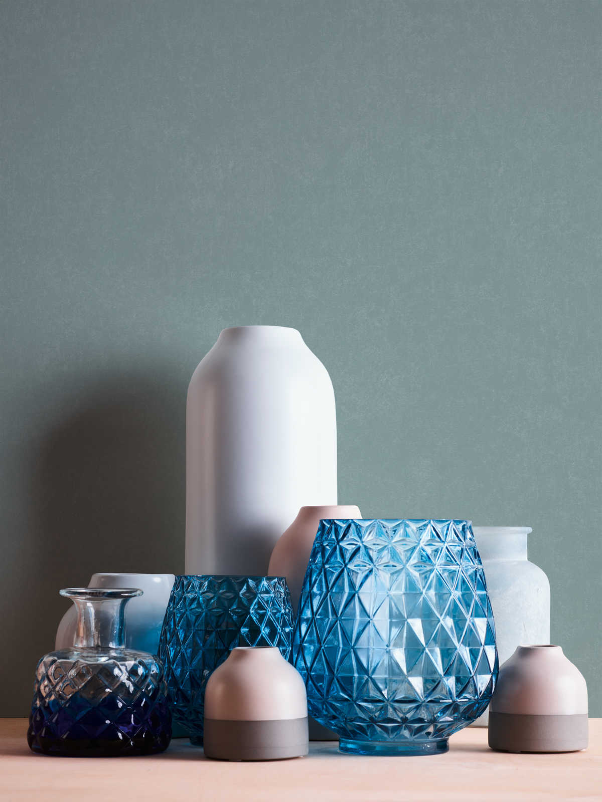 AS Creation Vliestapete Geo Effect blau 385941