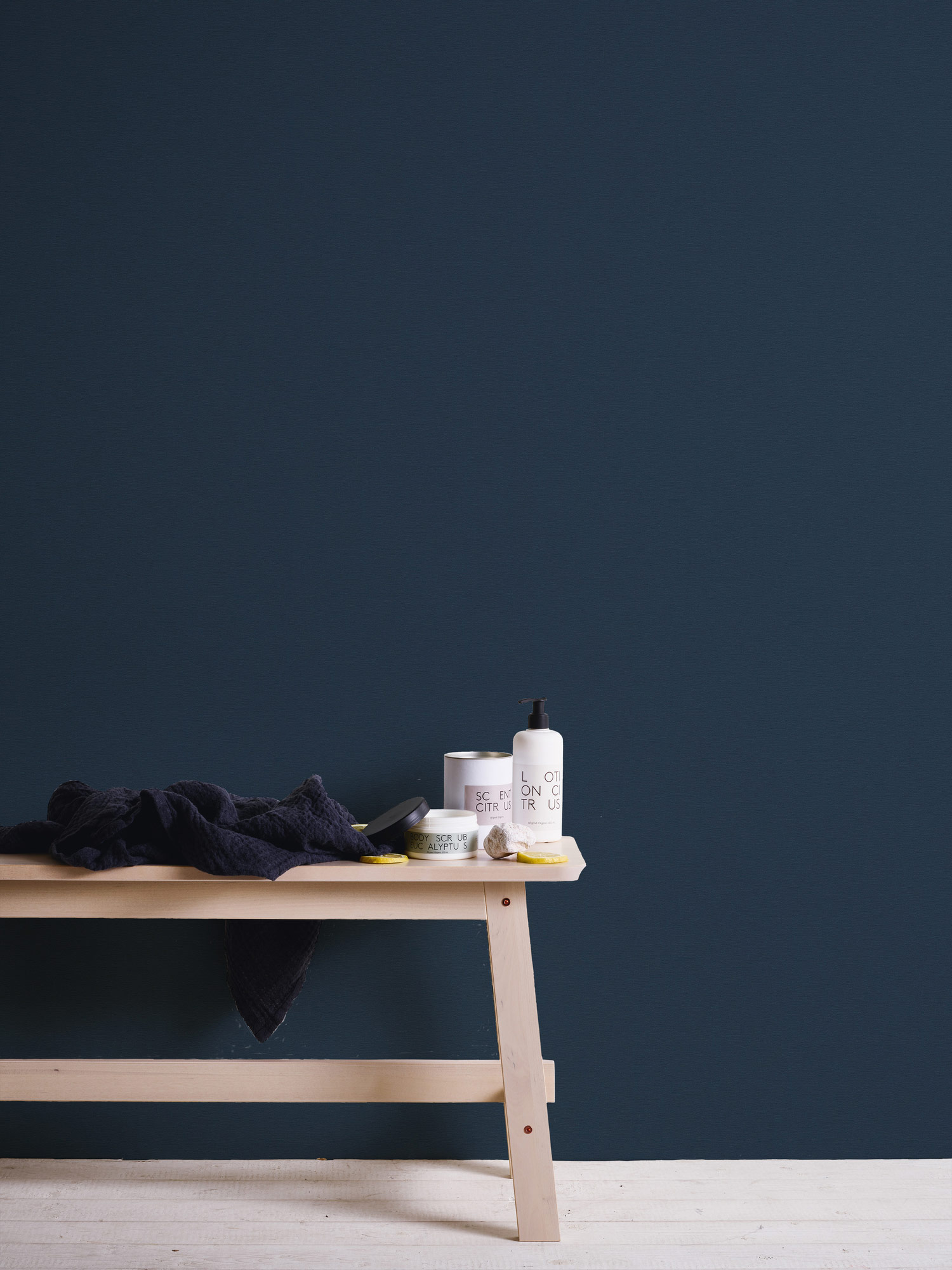 AS Vliestapete French Affair Einfarbig Blau 356536