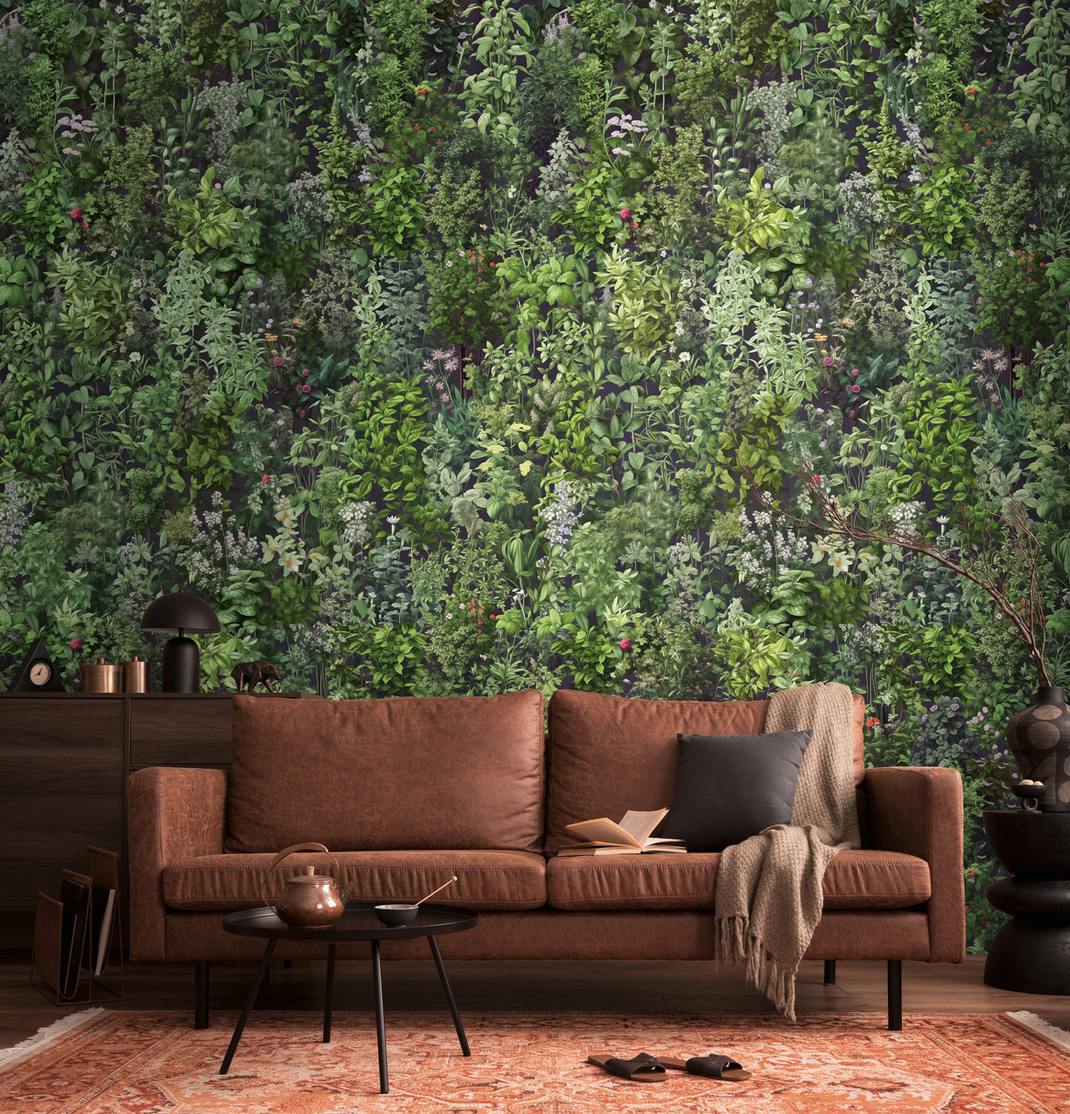 AS Fototapete The Wall 4 Floral Grün 792241