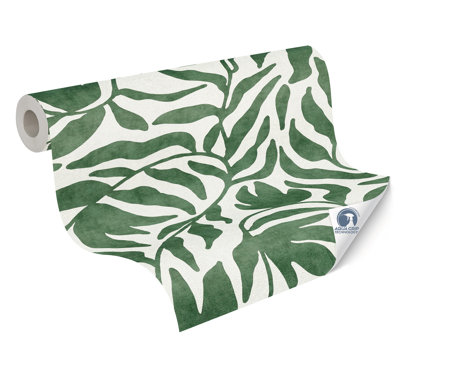 AS Vliestapete Cosiness Designdrop 2 Natur Grün 793144