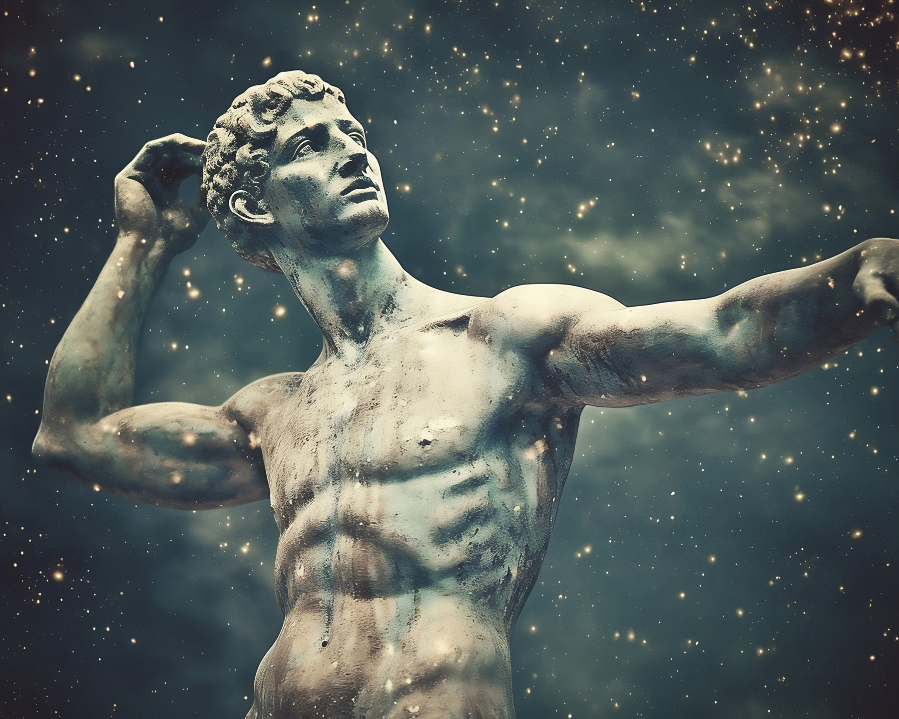 AS Leinwandbild Male Statue DD133234