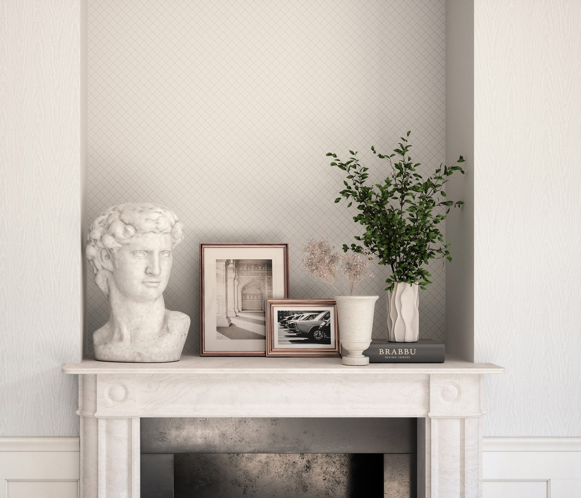 Erismann Vliestapete Versailles grau 1028931