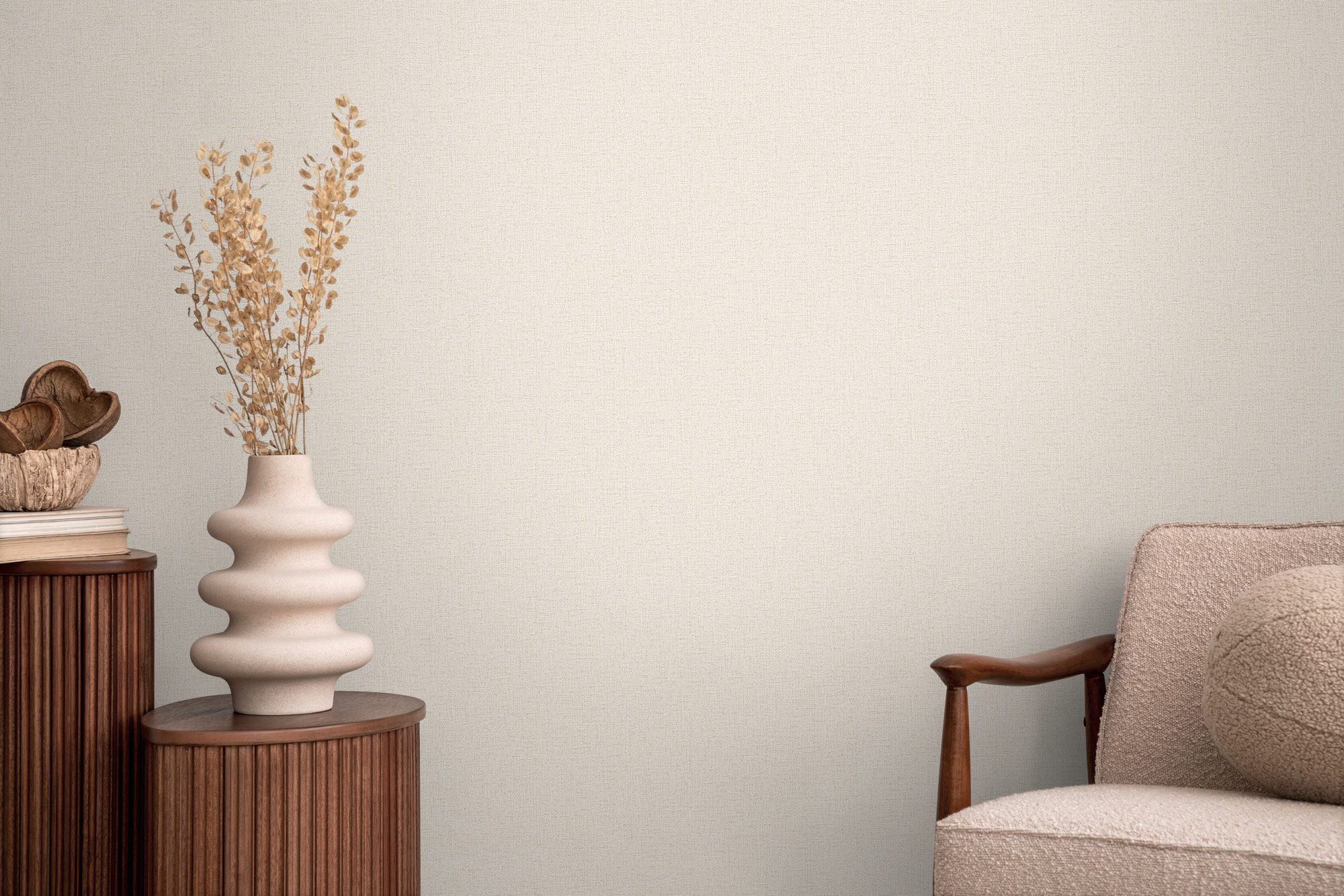 AS Vliestapete CosmoLiving Uni Grau 790657