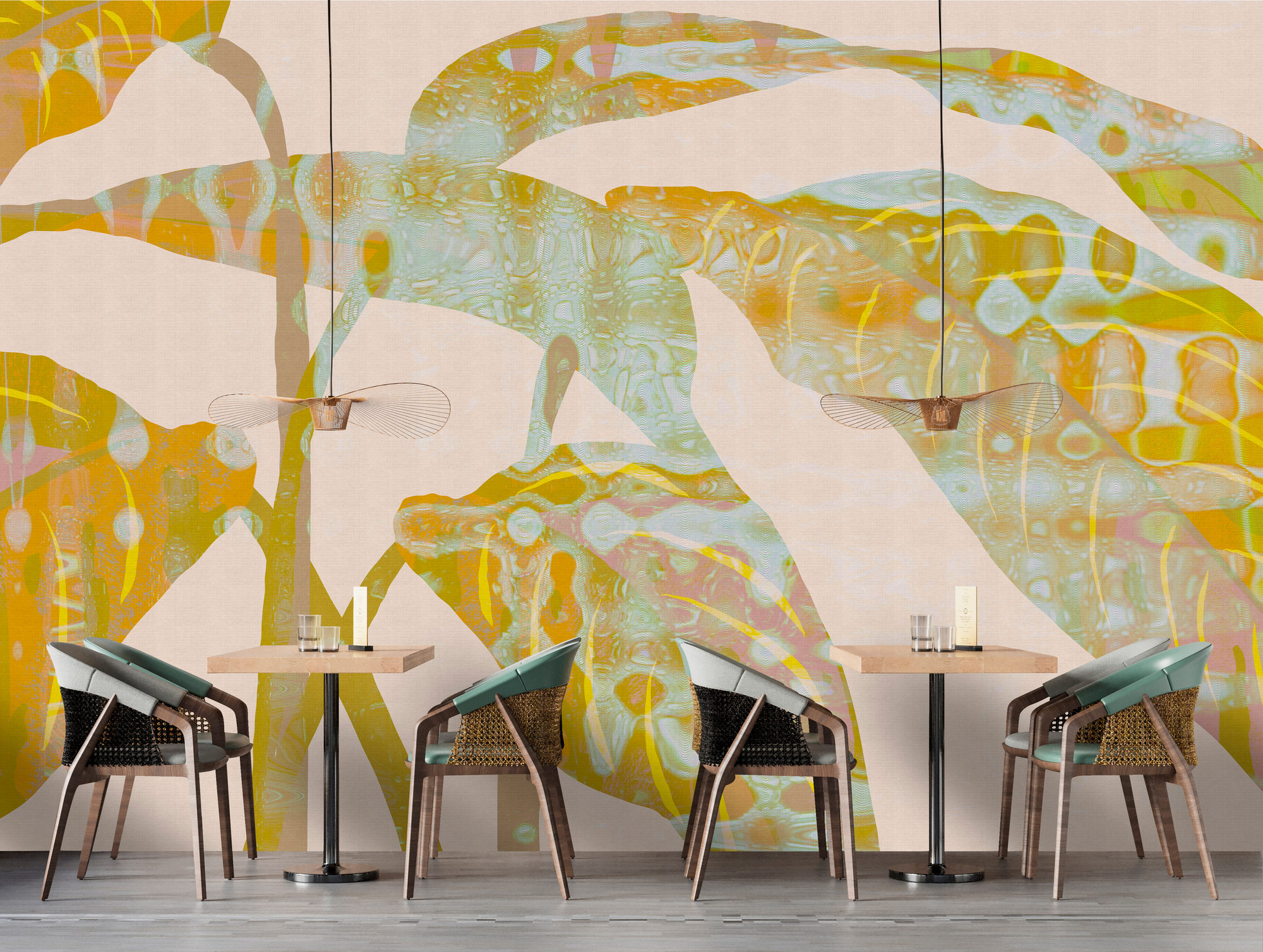 AS Fototapete Walls by Patel 5 Blätter Orange DD135113