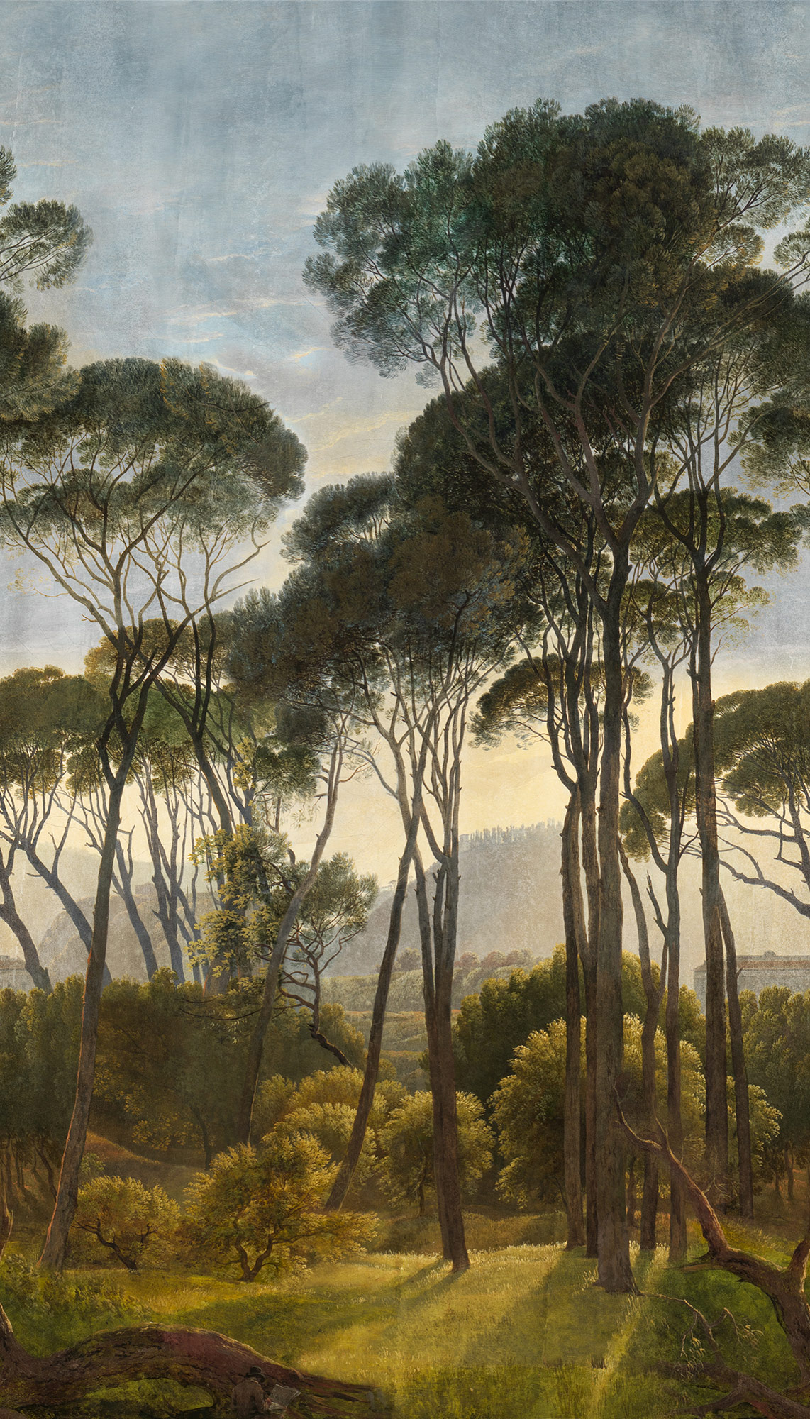 Grandeco Wandbild Eine Rolle ein Motiv 2 Bäume A46301