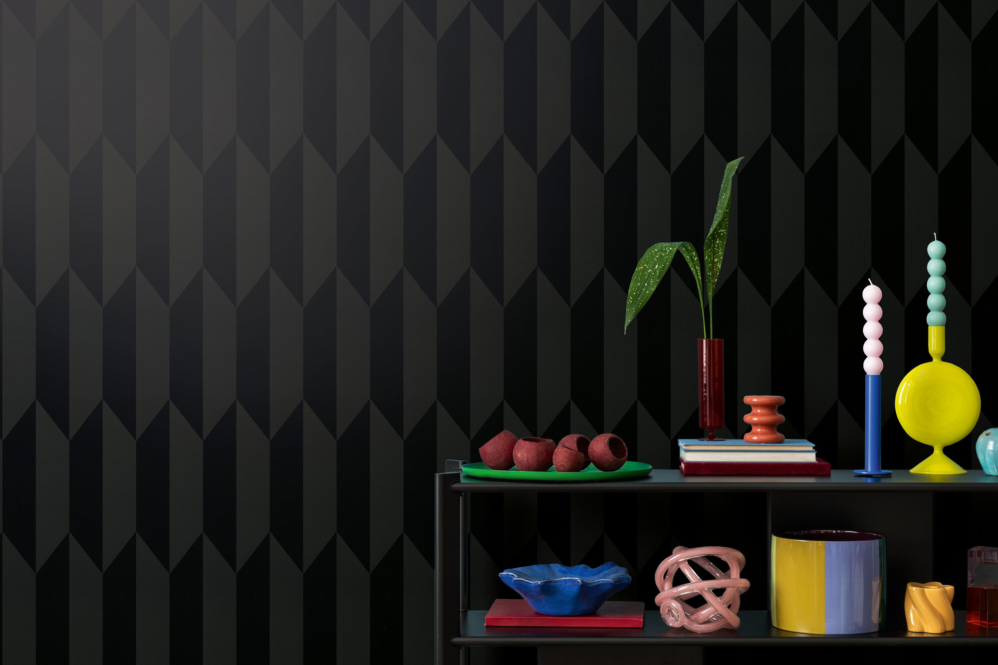 AS Vliestapete CosmoLiving 3D Schwarz 790868