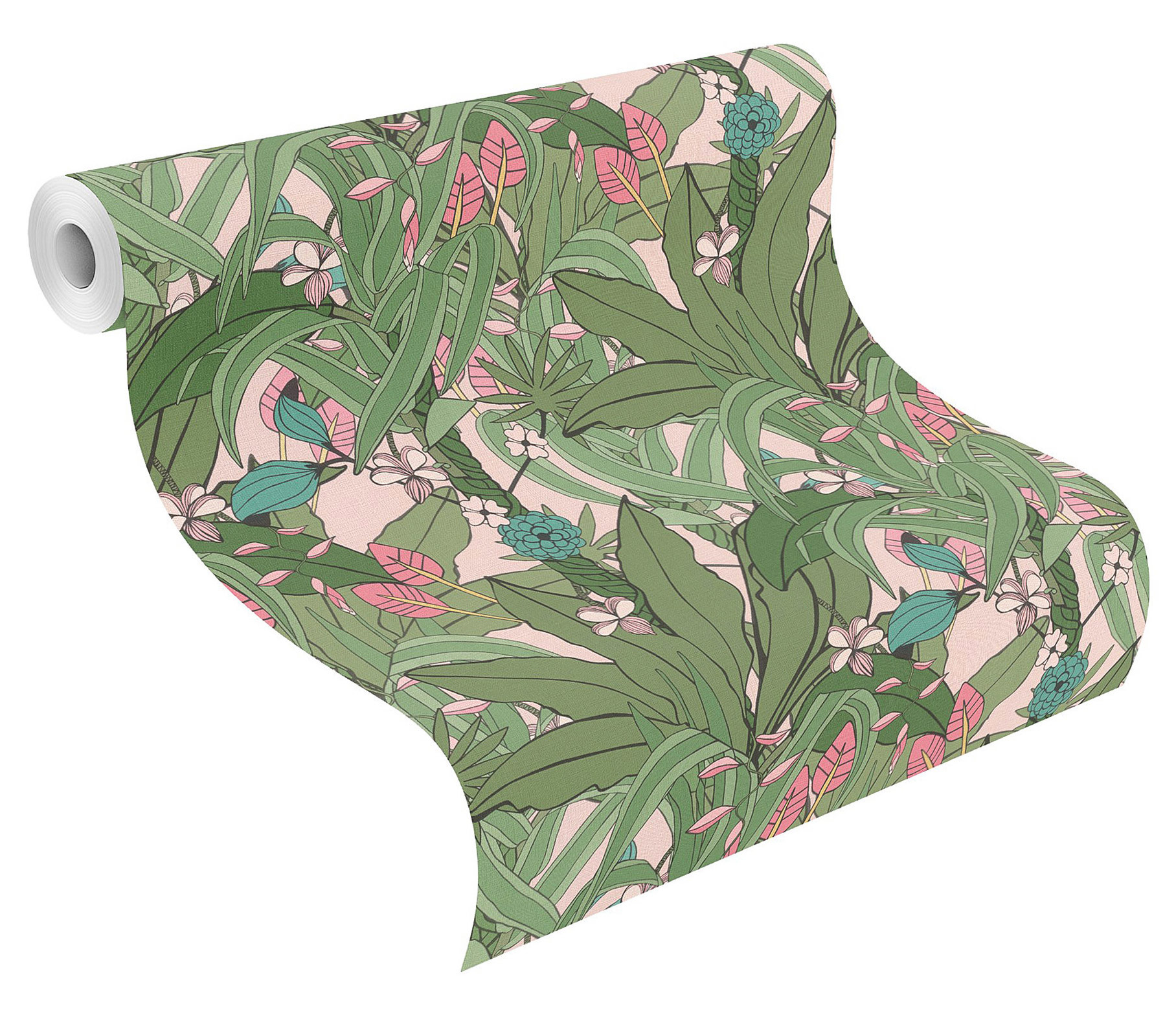 Rasch Vliestapete Club Botanique Dschungel grün 538953