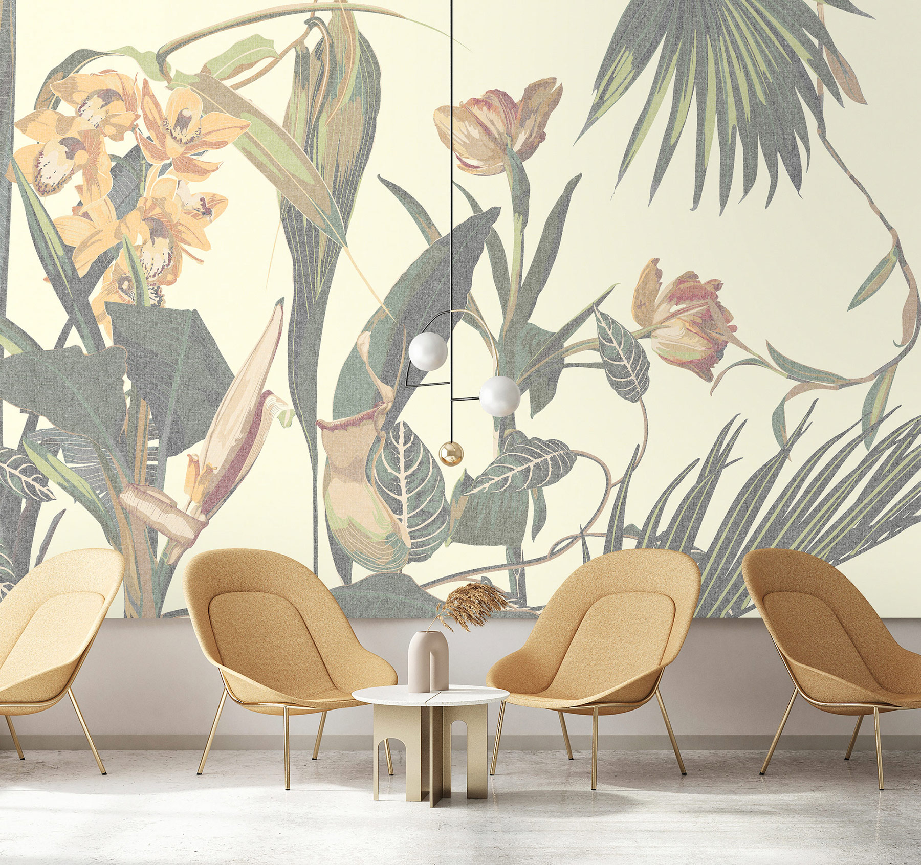 AS Fototapete Walls by Patel 5 Blumen Grün DD134651