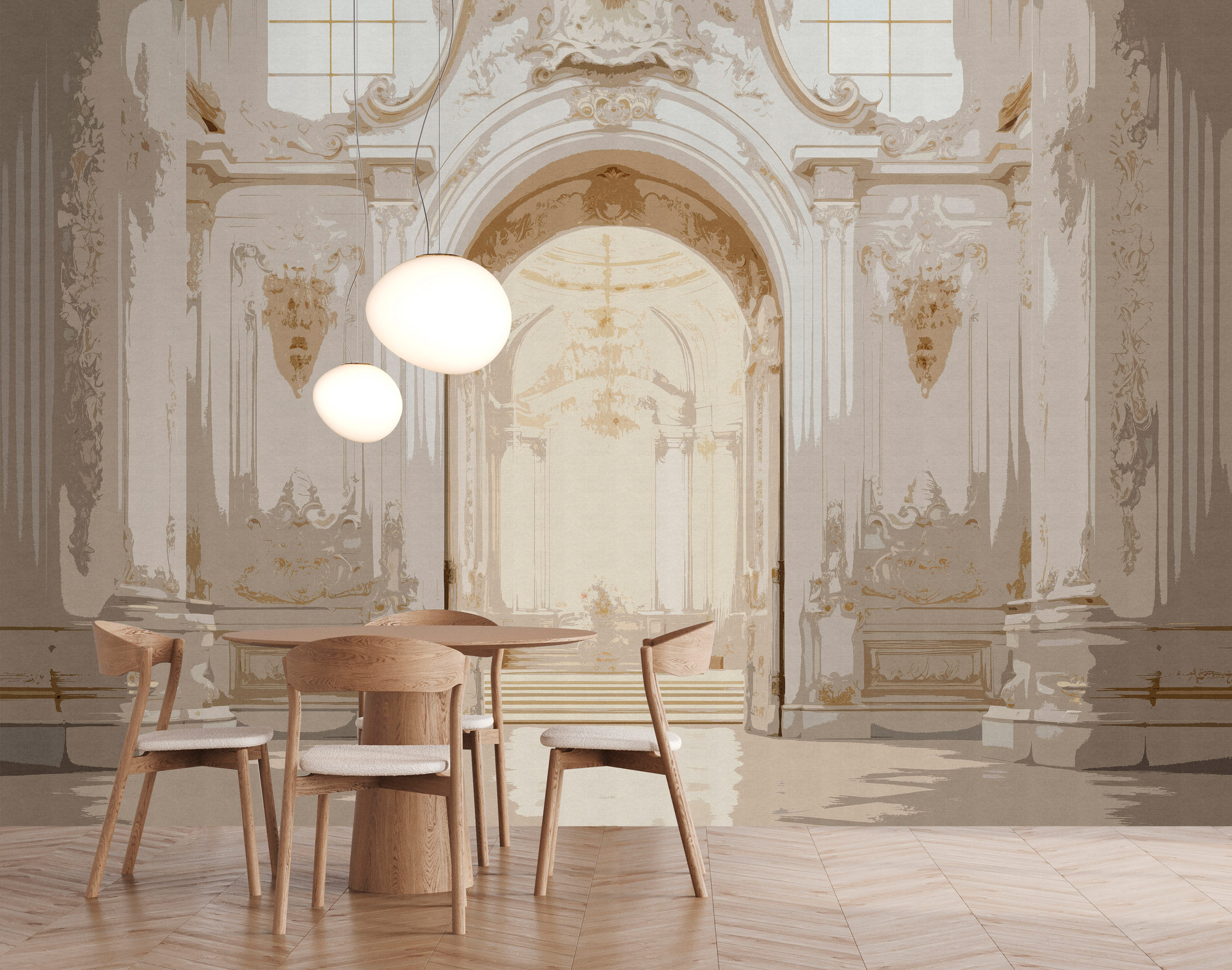 AS Fototapete Walls by Patel 5 Rundbogen Creme DD134915