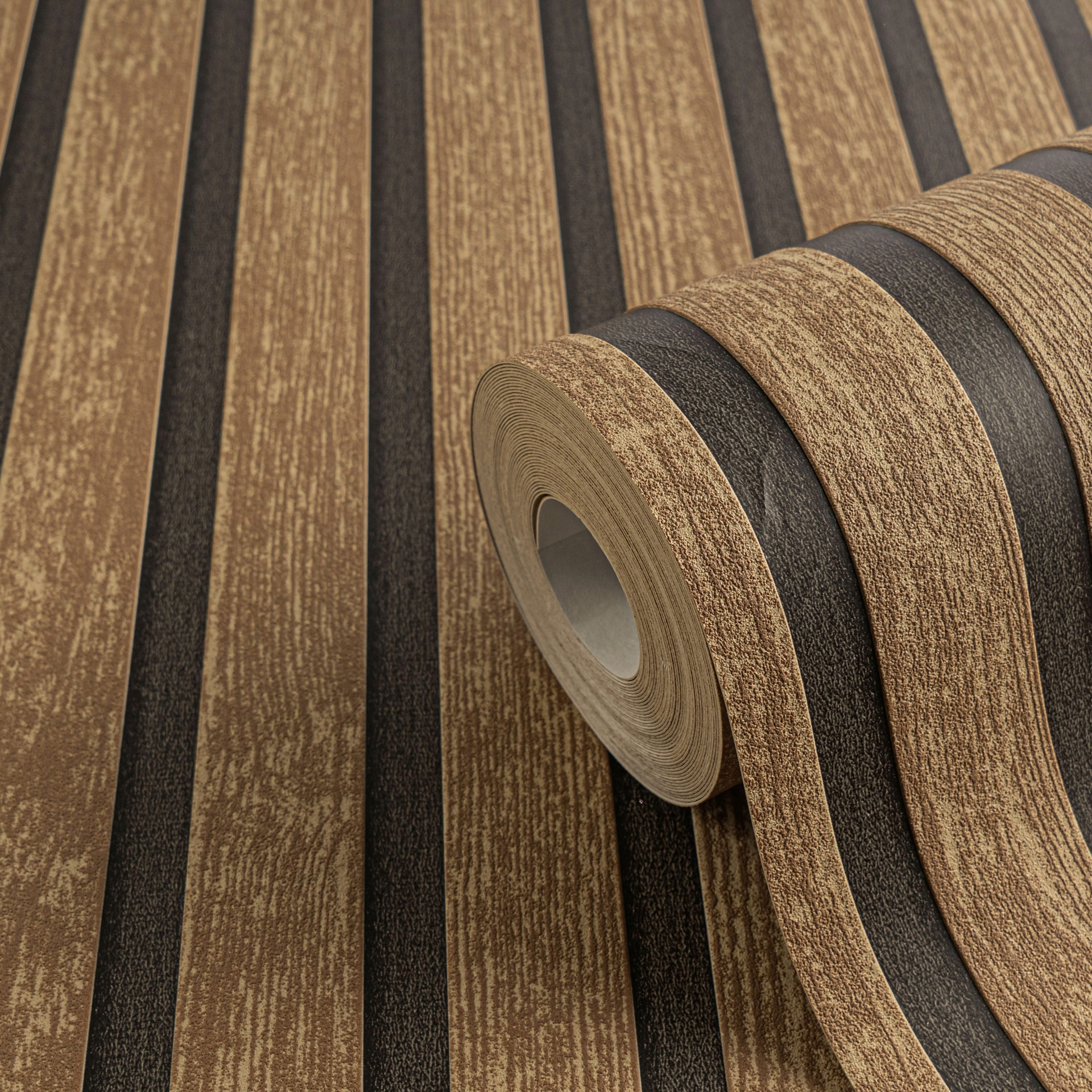 AS Vliestapete Holzpaneele Profi 2024 Braun 790412