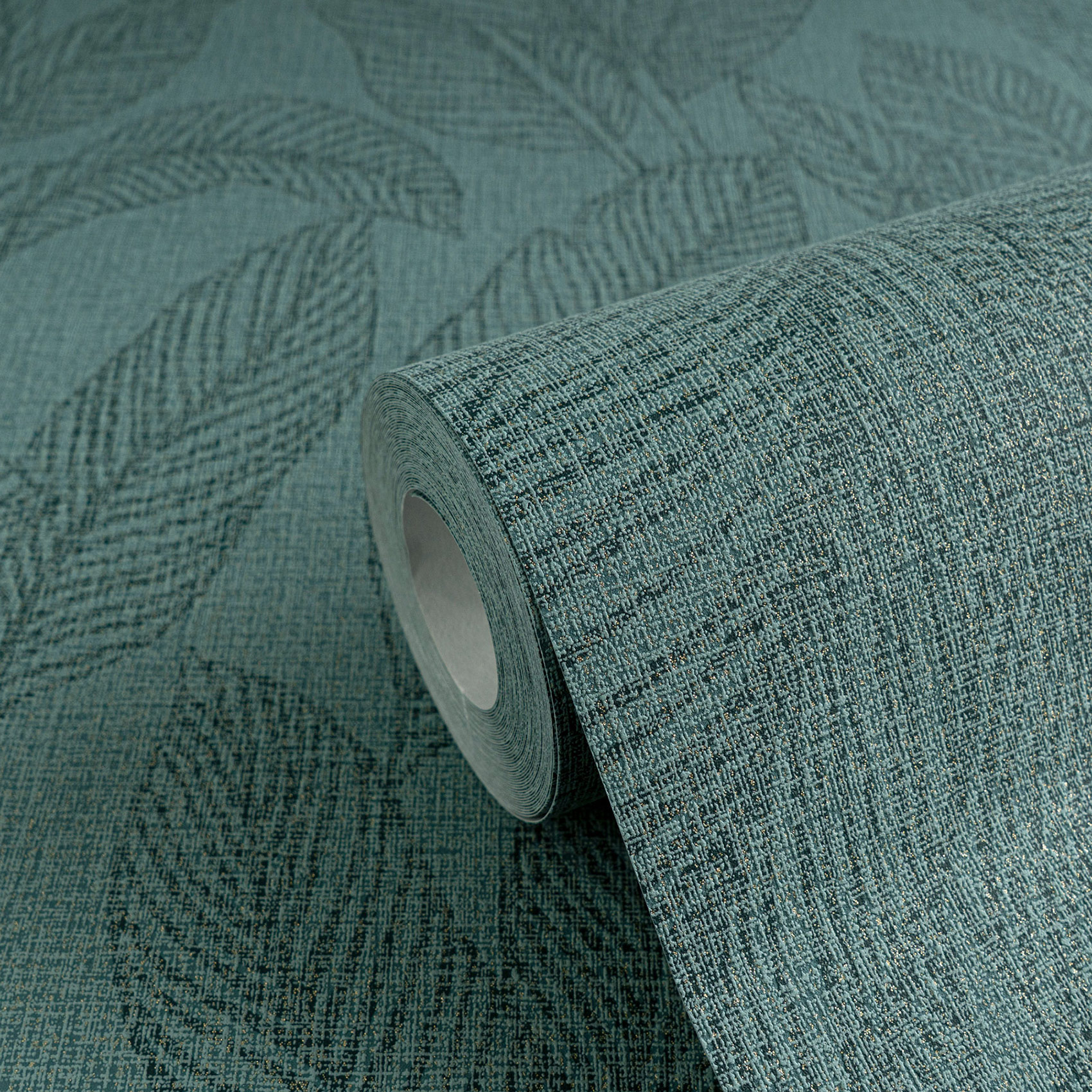 AS Vliestapete CosmoLiving Palmenblätter Grün 790644