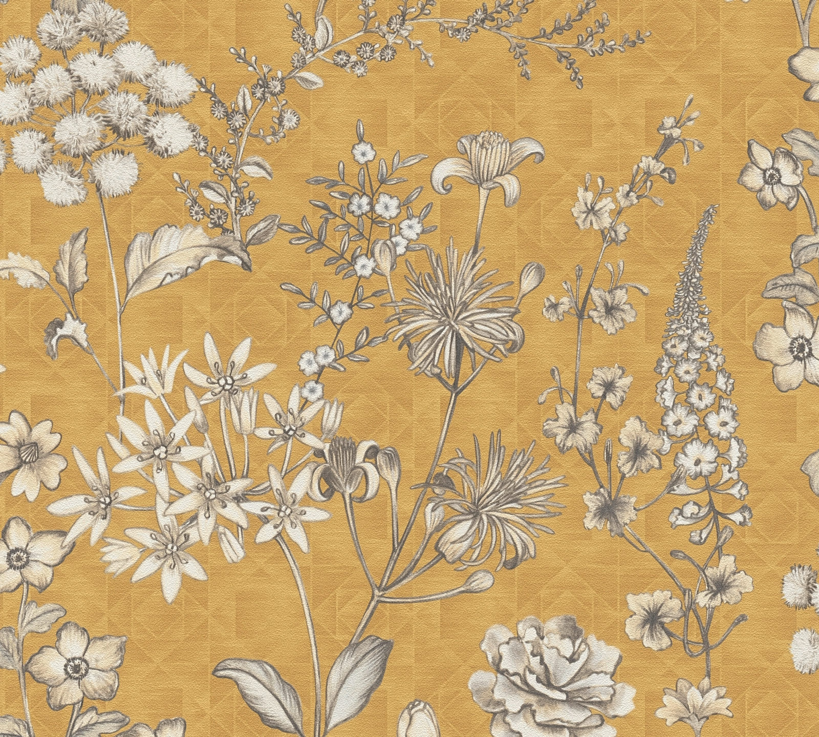 AS Vliestapete MS Travel Styles Grafisch Gelb 391172