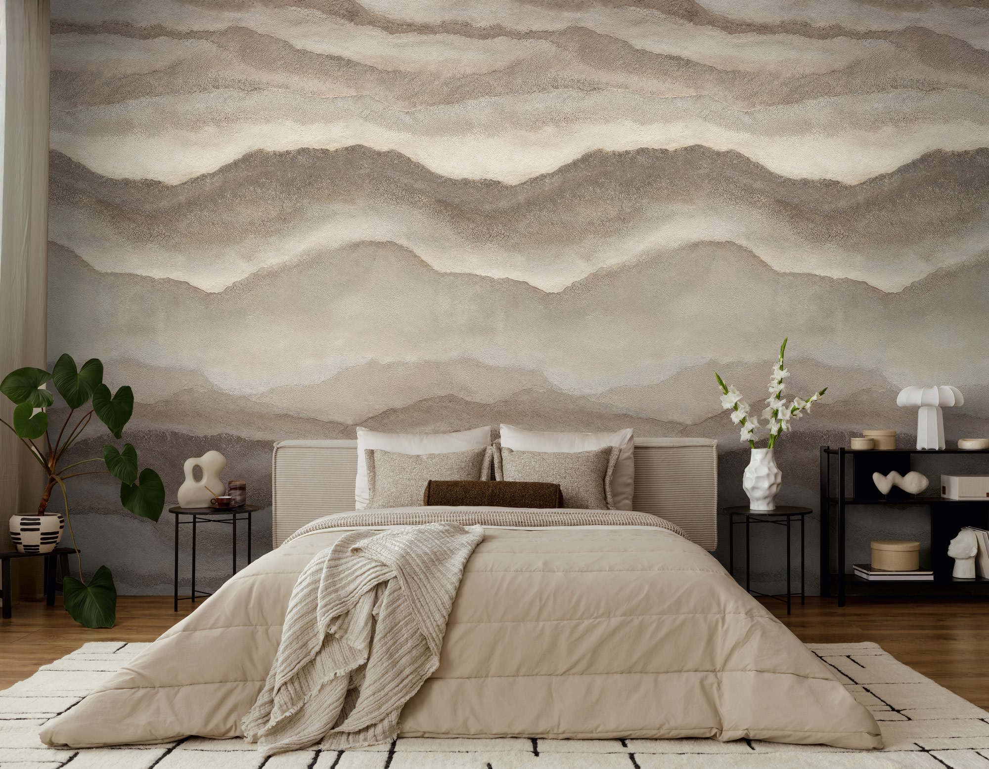 AS Fototapete The Wall 4 Grafik Beige 792291