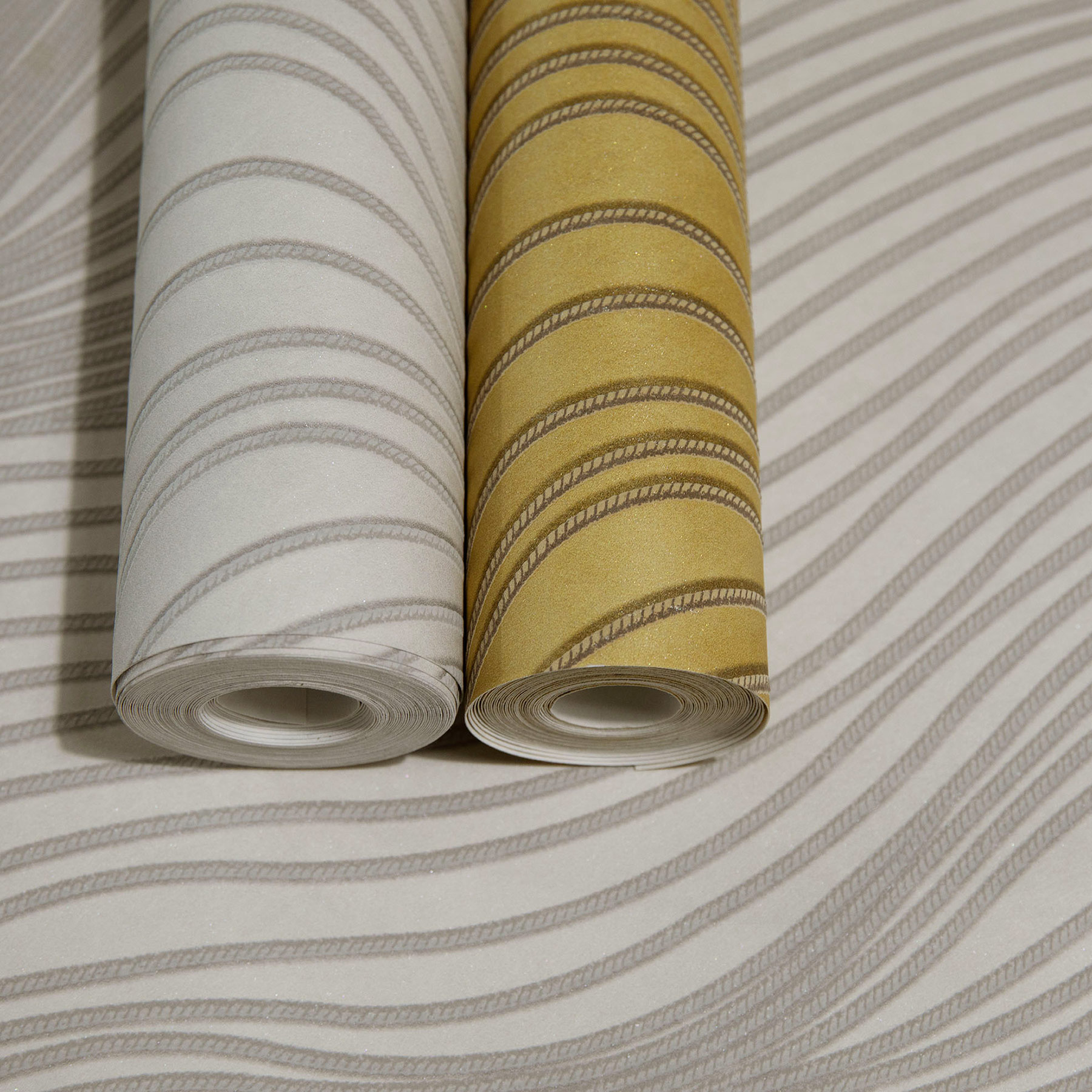 Hohenberger Vliestapete Tesoro Corda Avorio 65607