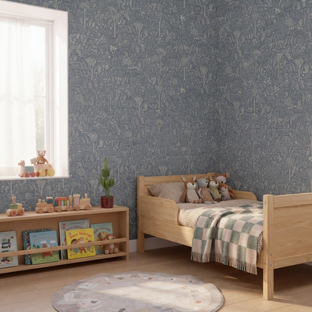 Grandeco Vliestapete Little Dreamers blau LD3415