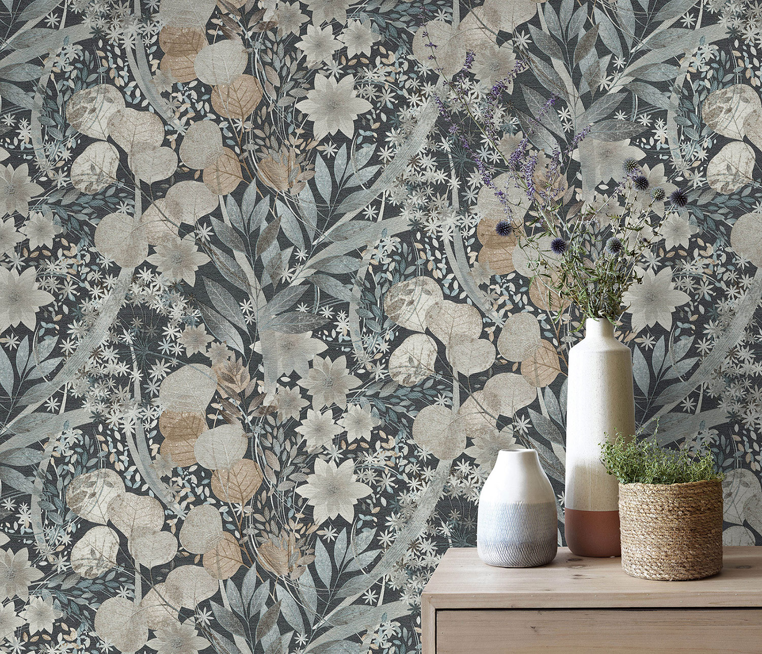 Erismann Vliestapete Secret Garden Blättermotiv 1050644