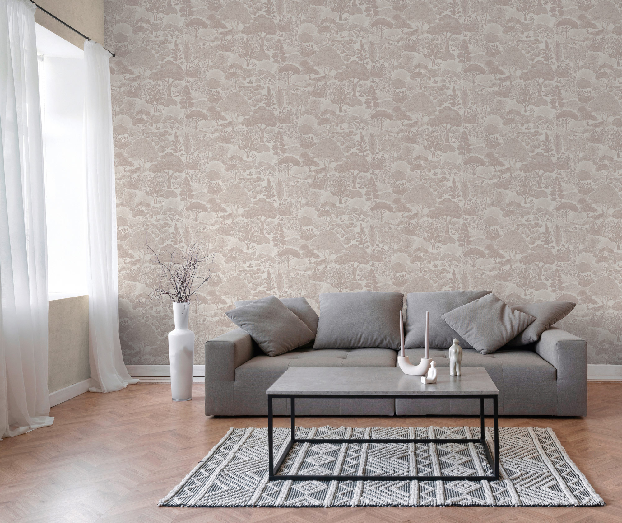 AS Vliestapete PintWalls 3 Natur Grau 791852