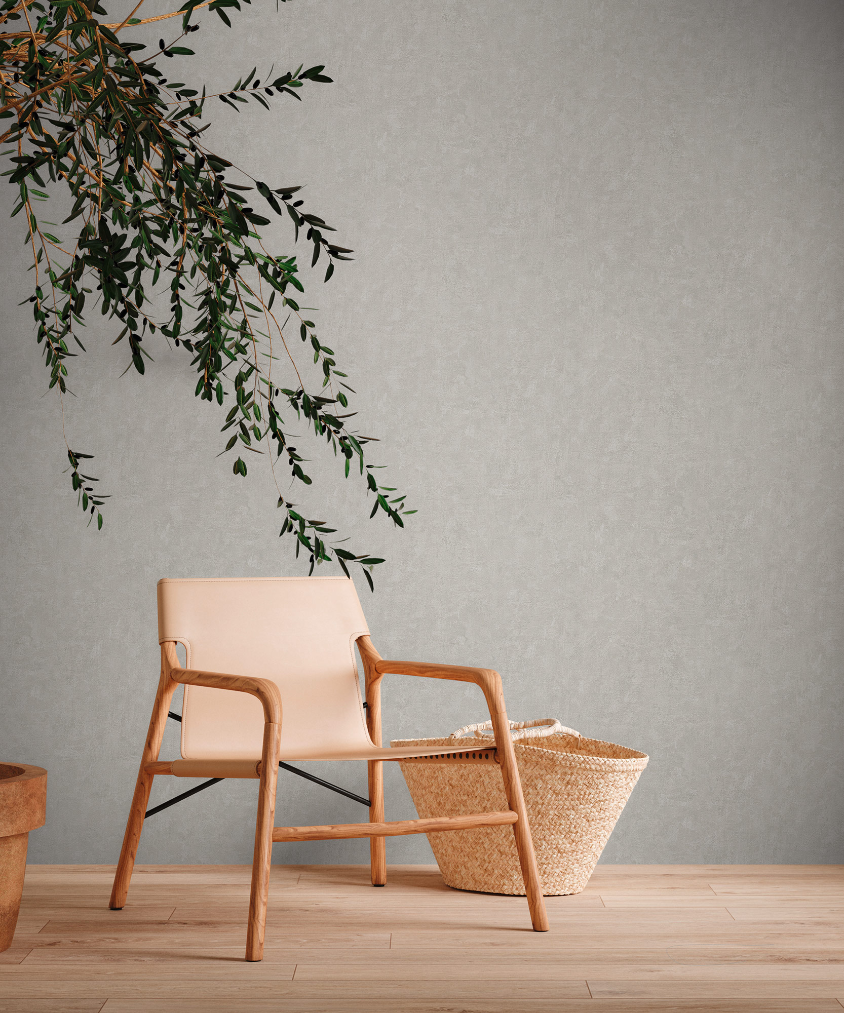 AS Vliestapete Deco Satintapete Unitapete 386393