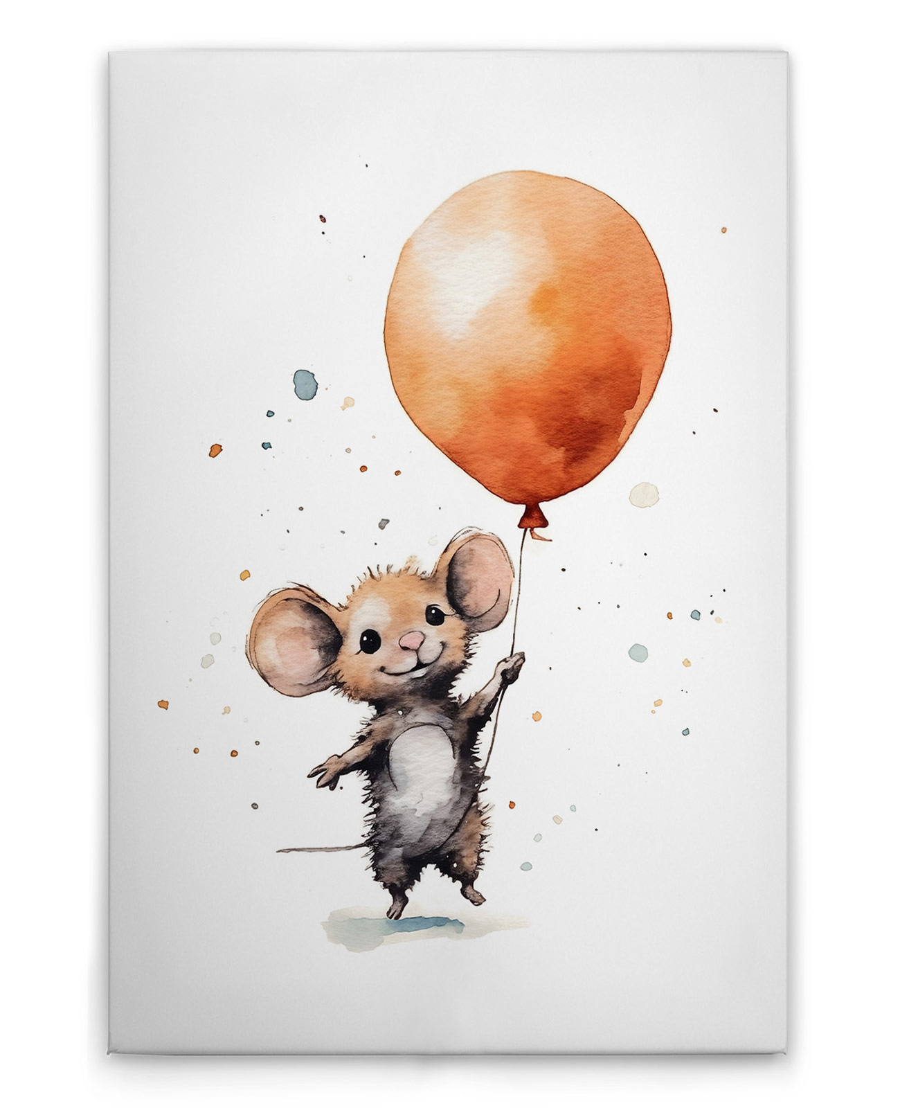 AS Leinwandbild Cute Mouse Orange DD133296