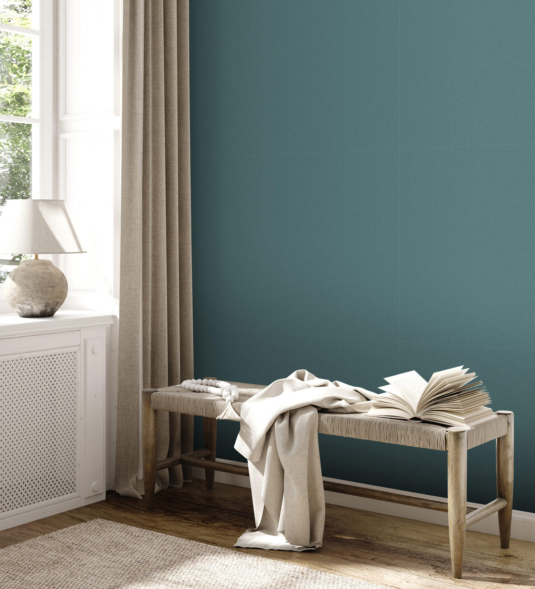 AS Vliestapete Jade 2 Grün Unitapete 390399