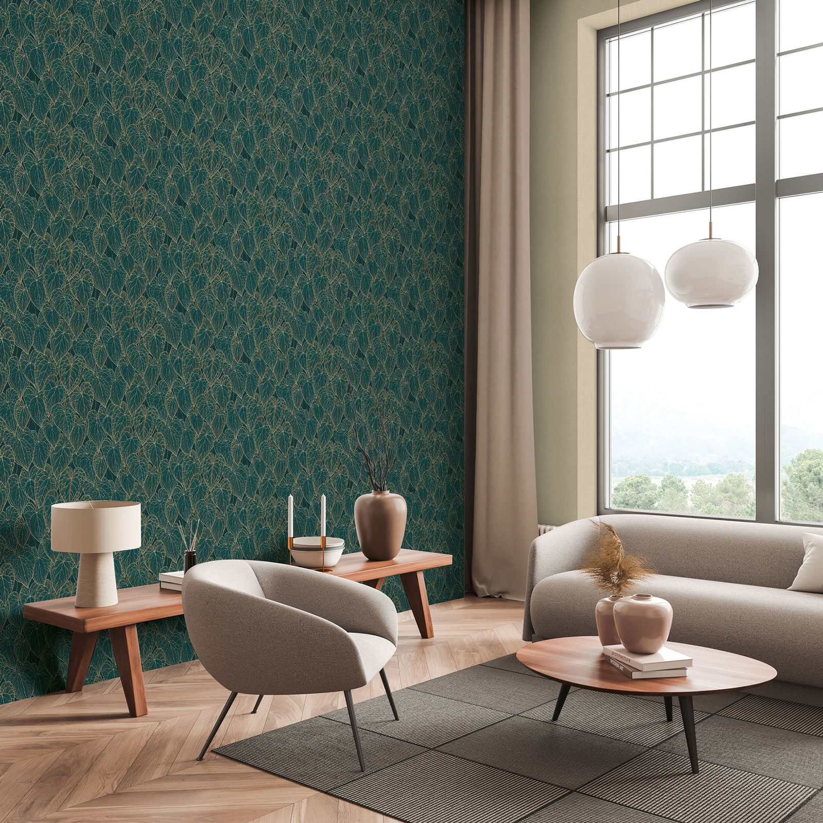 AS Vliestapete Daniel Hechter 7 Floral Braun 781281