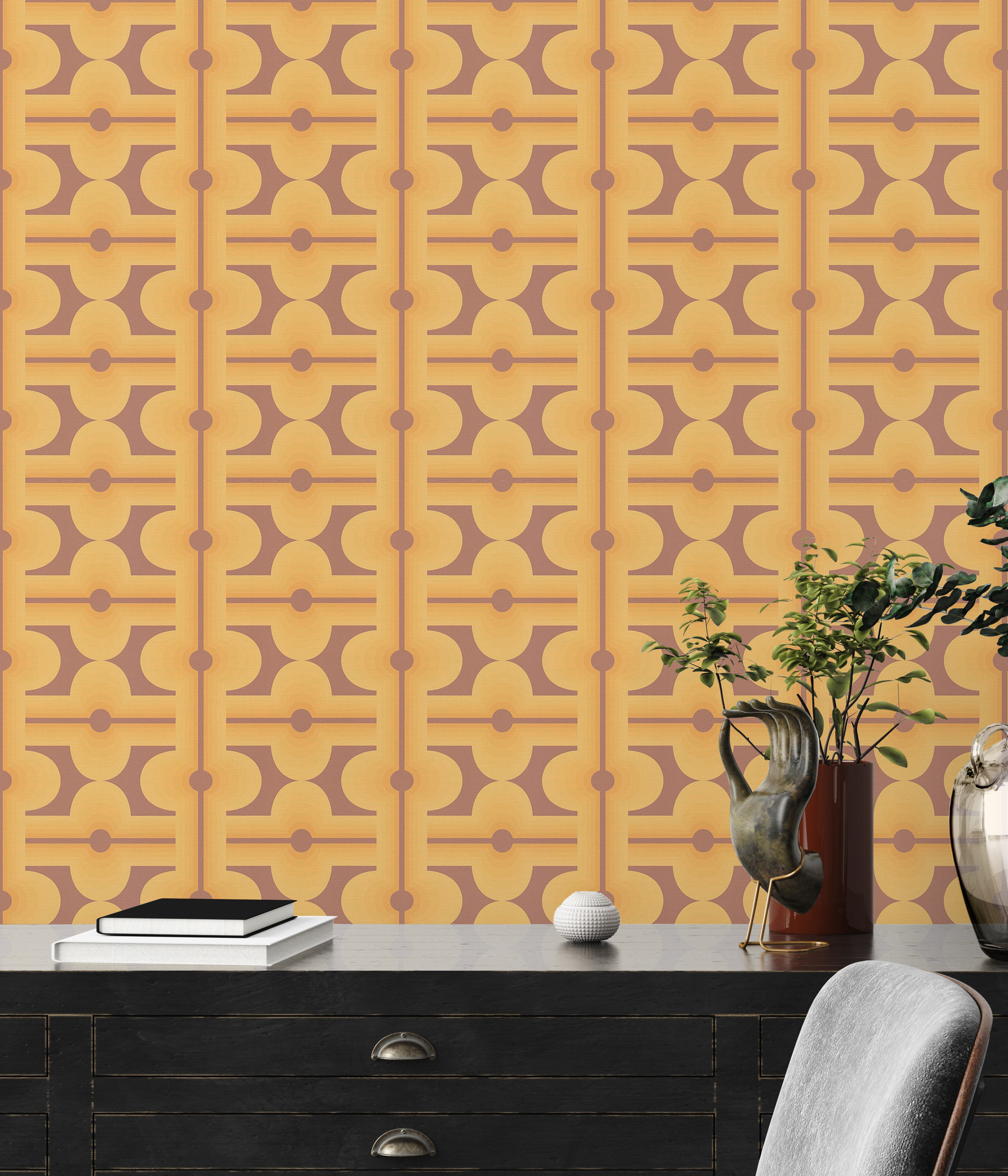 AS Creation Vliestapete Retro Chic Braun 395334