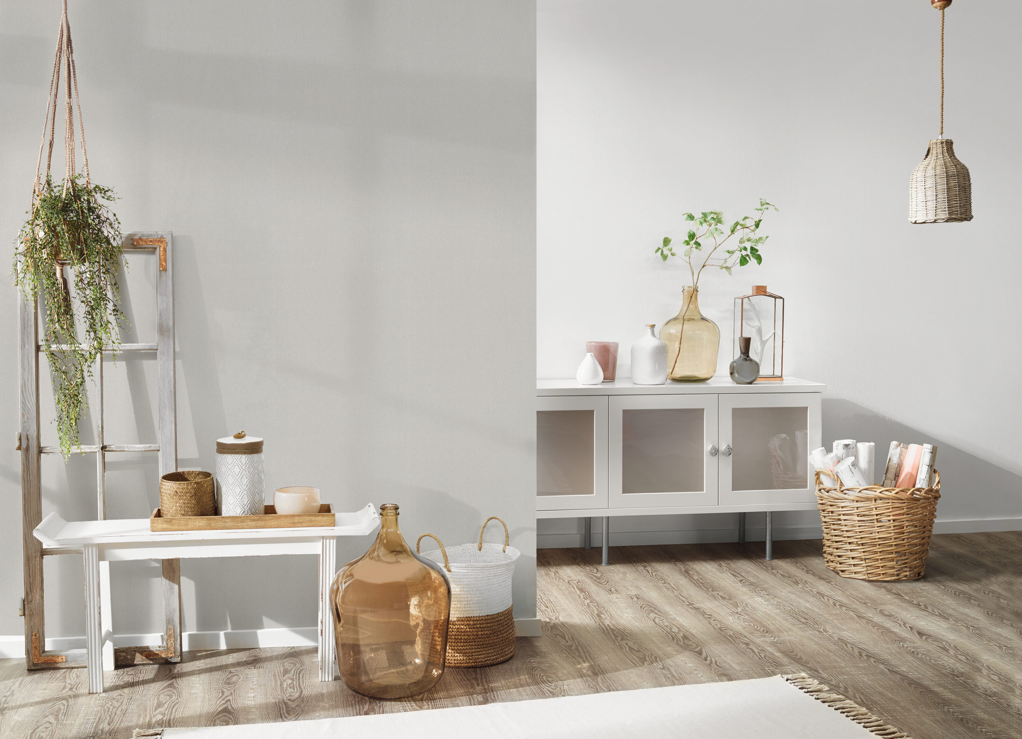 AS Vliestapete Pure Elegance Einfarbig Creme 293015