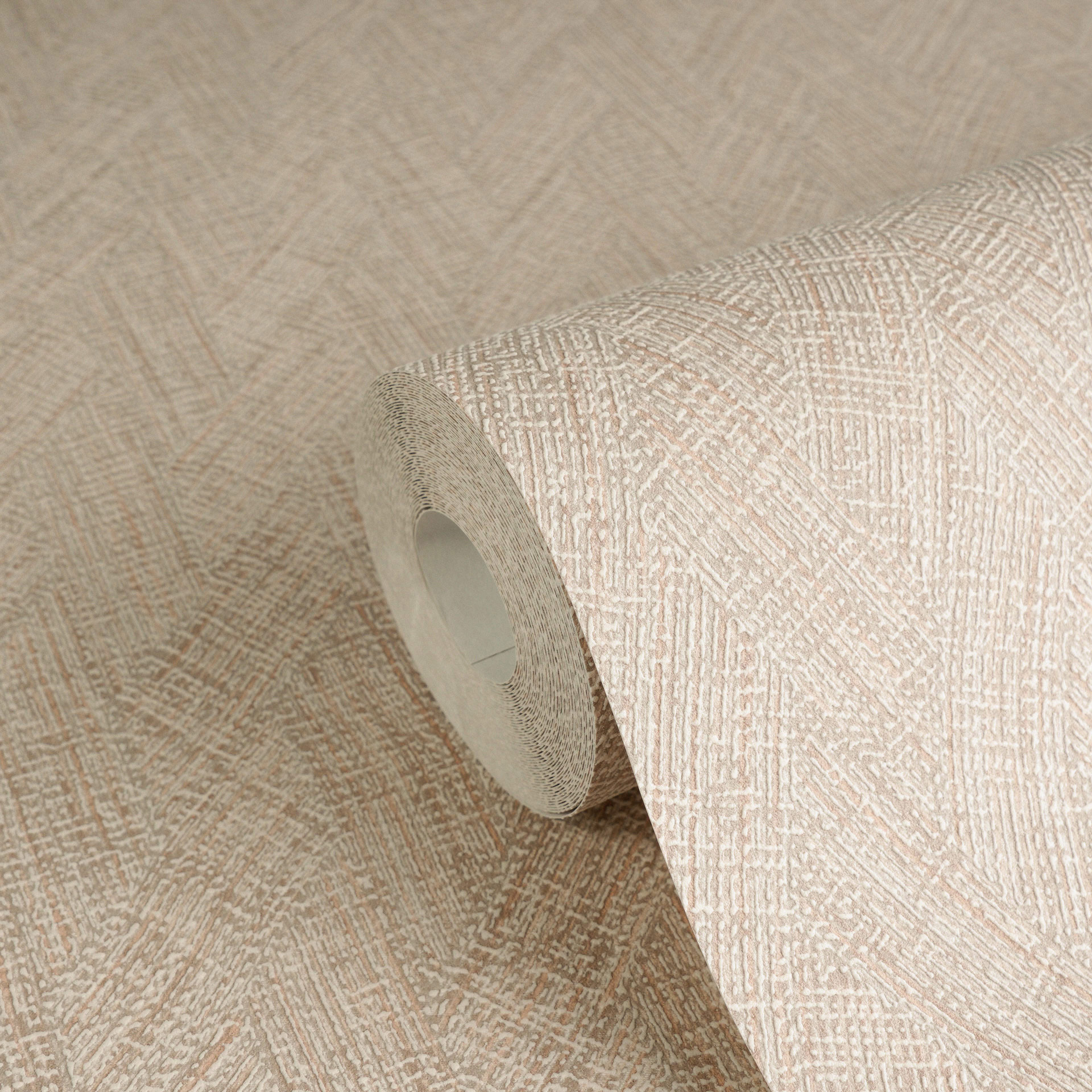 AS Vliestapete Hygge 3 Struktur Braun 790921