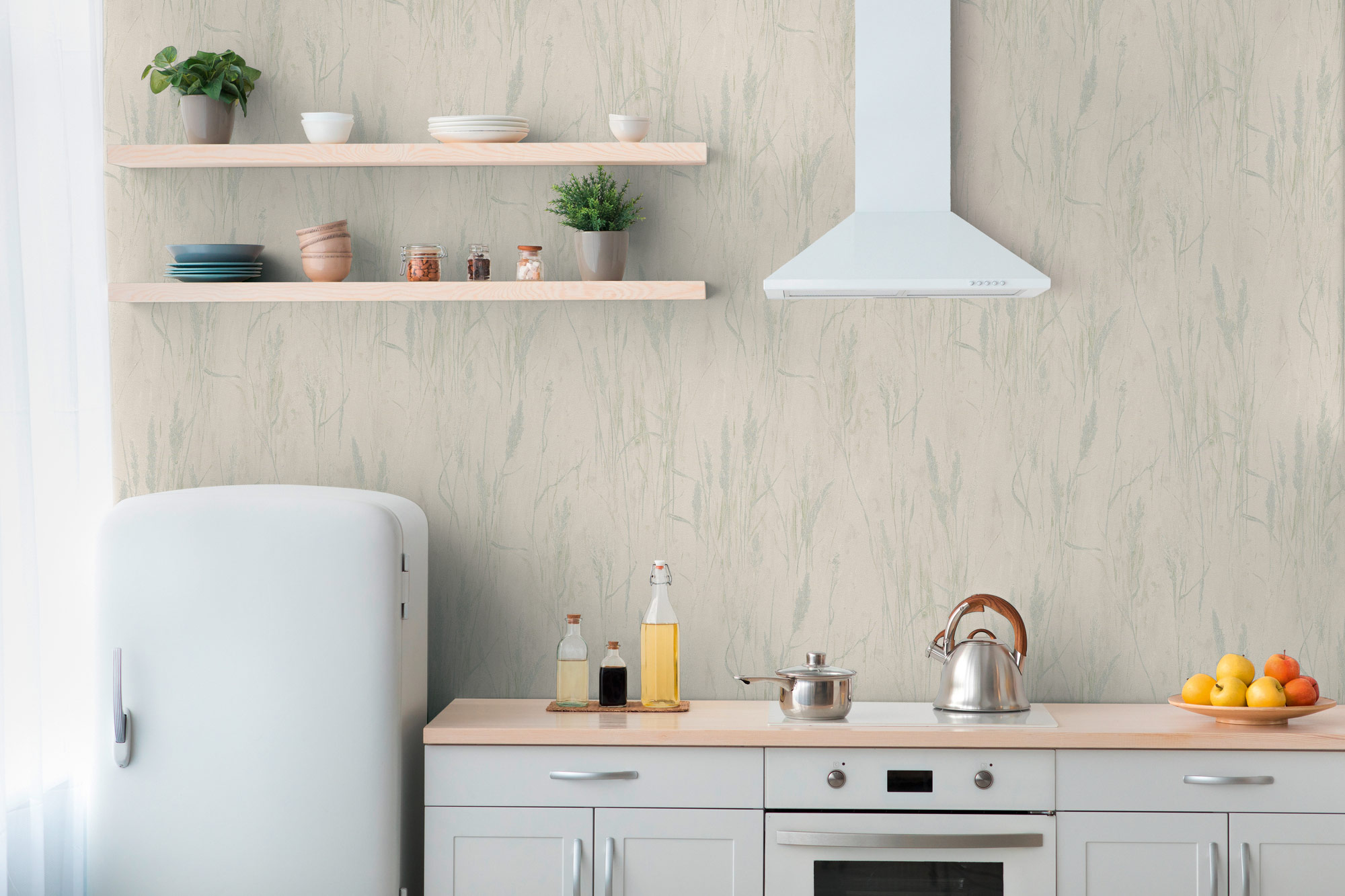 AS Vliestapete Hygge 3 Natur Creme 790945