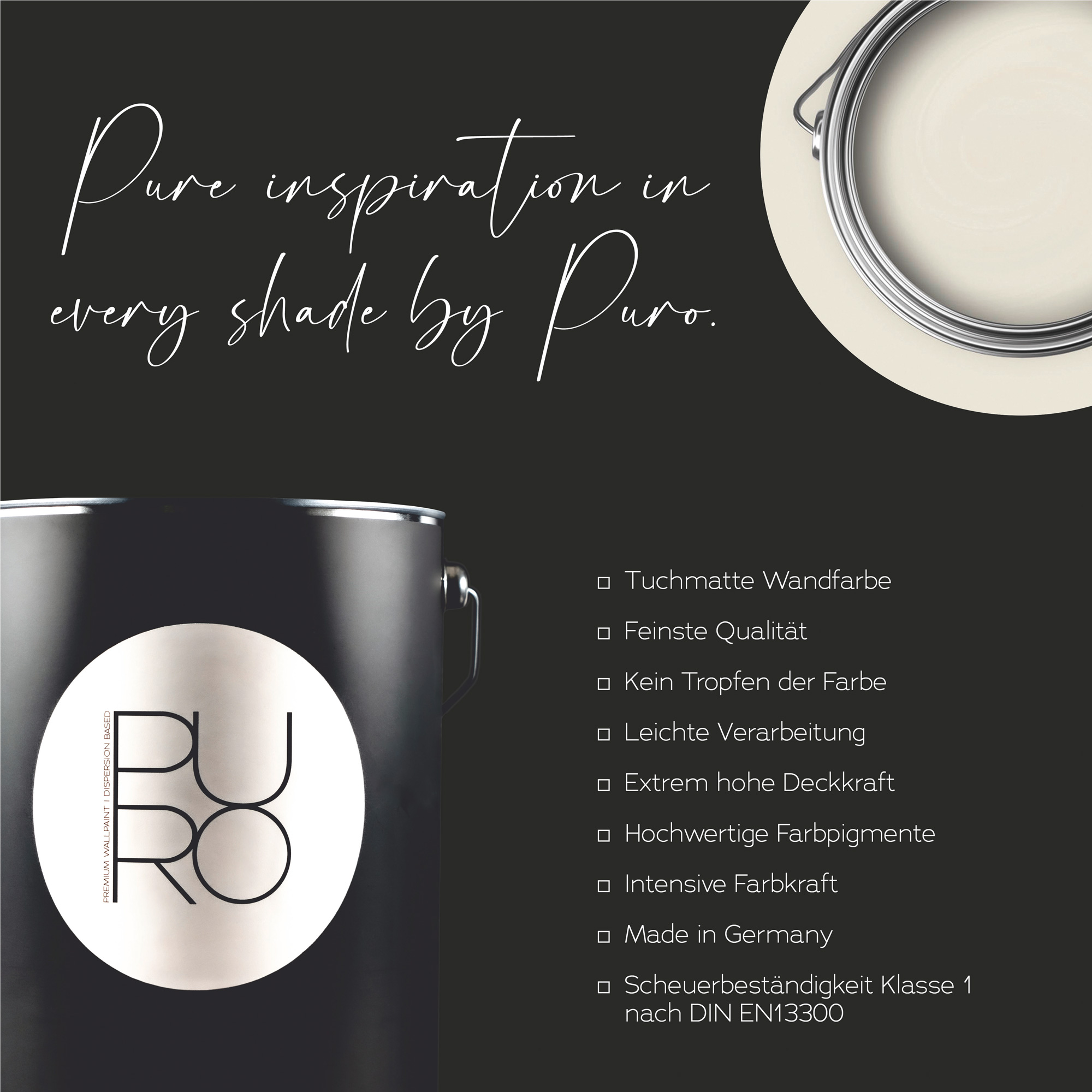 AS Premium Innenwandfarbe Puro c7007 mellow brown 1 L