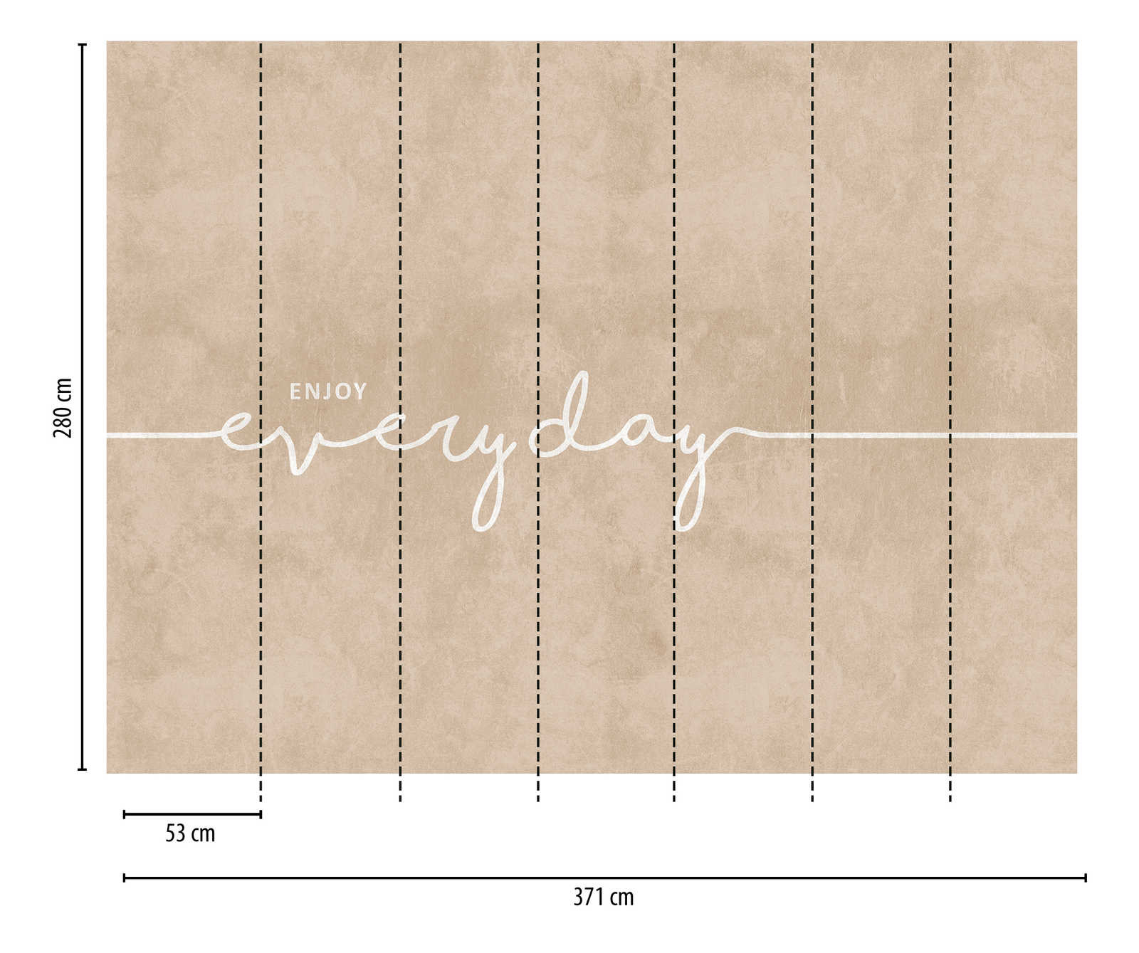 Livingwalls Vliestapete The Wall Modern Schrift 382851