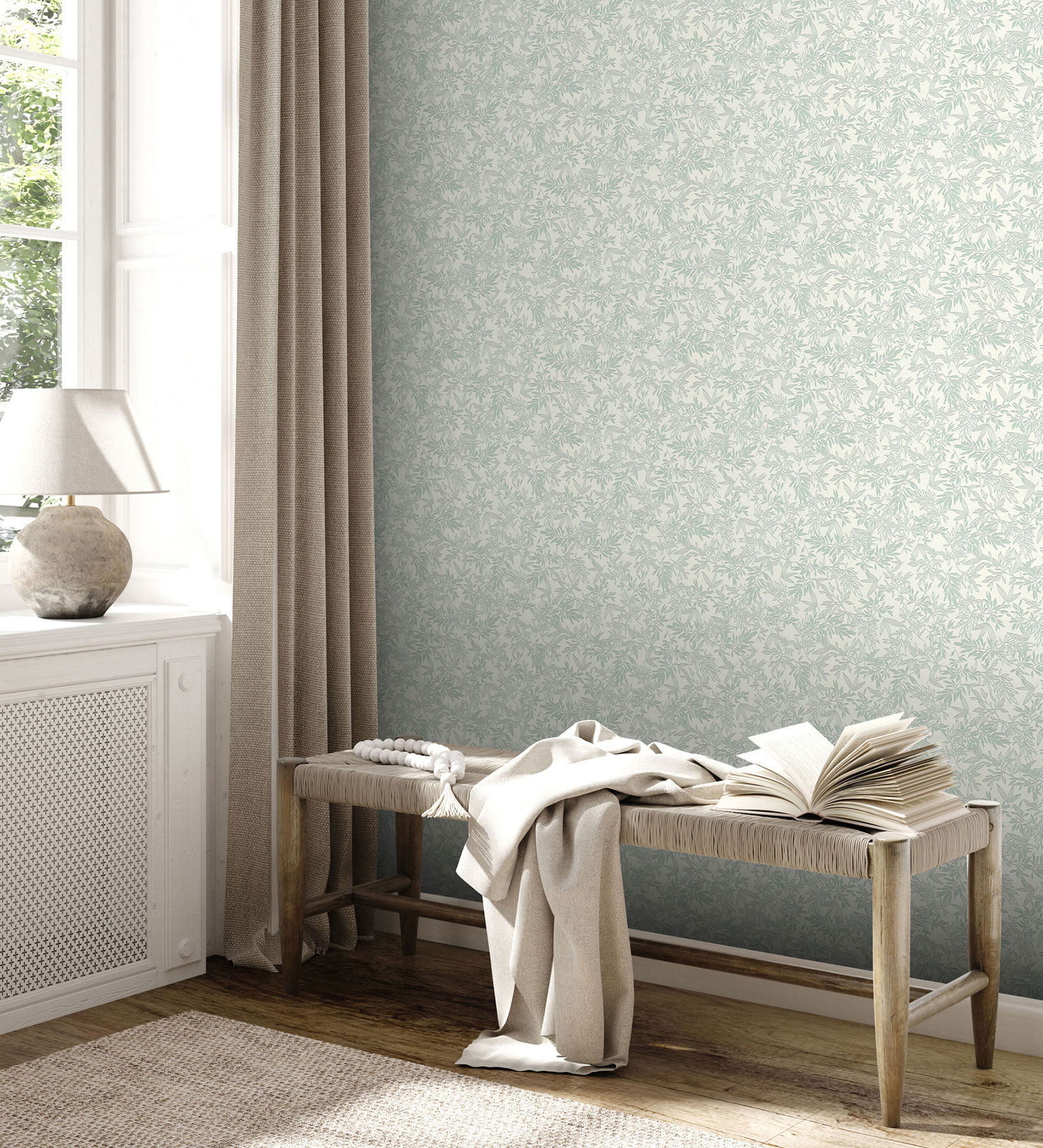 AS Vliestapete Attractive 2 Floral Grün 390282