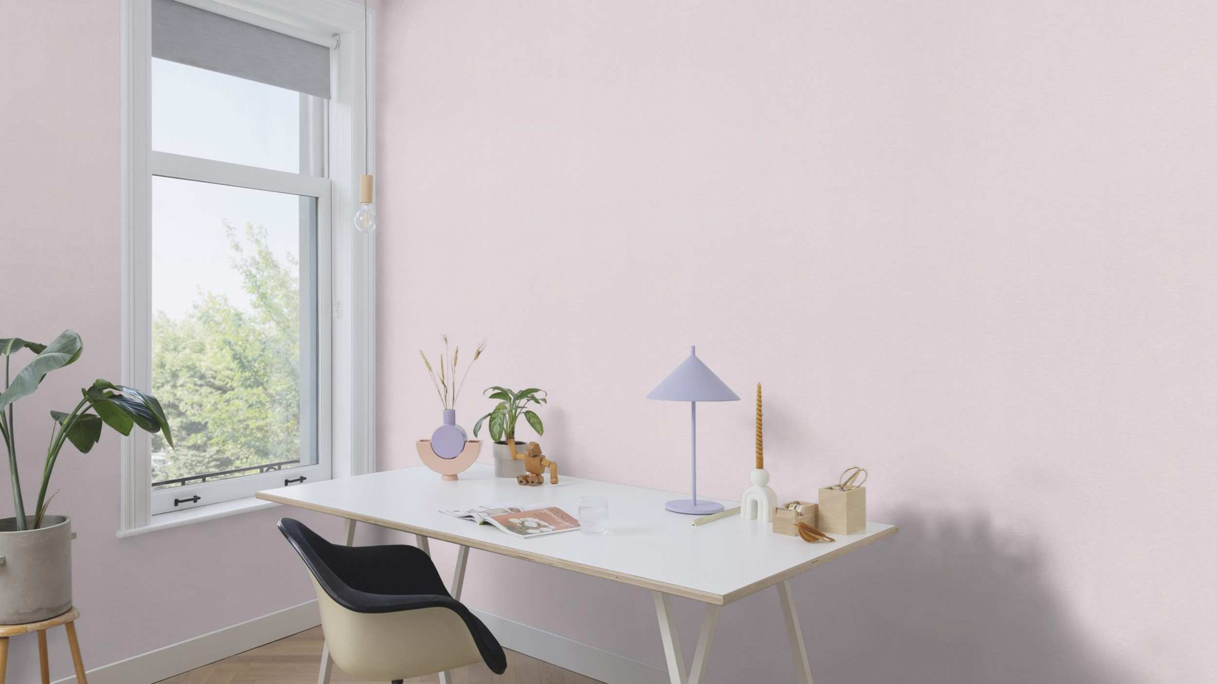 Rasch Vliestapete Country Charme Rosa-Hellrosa 448528