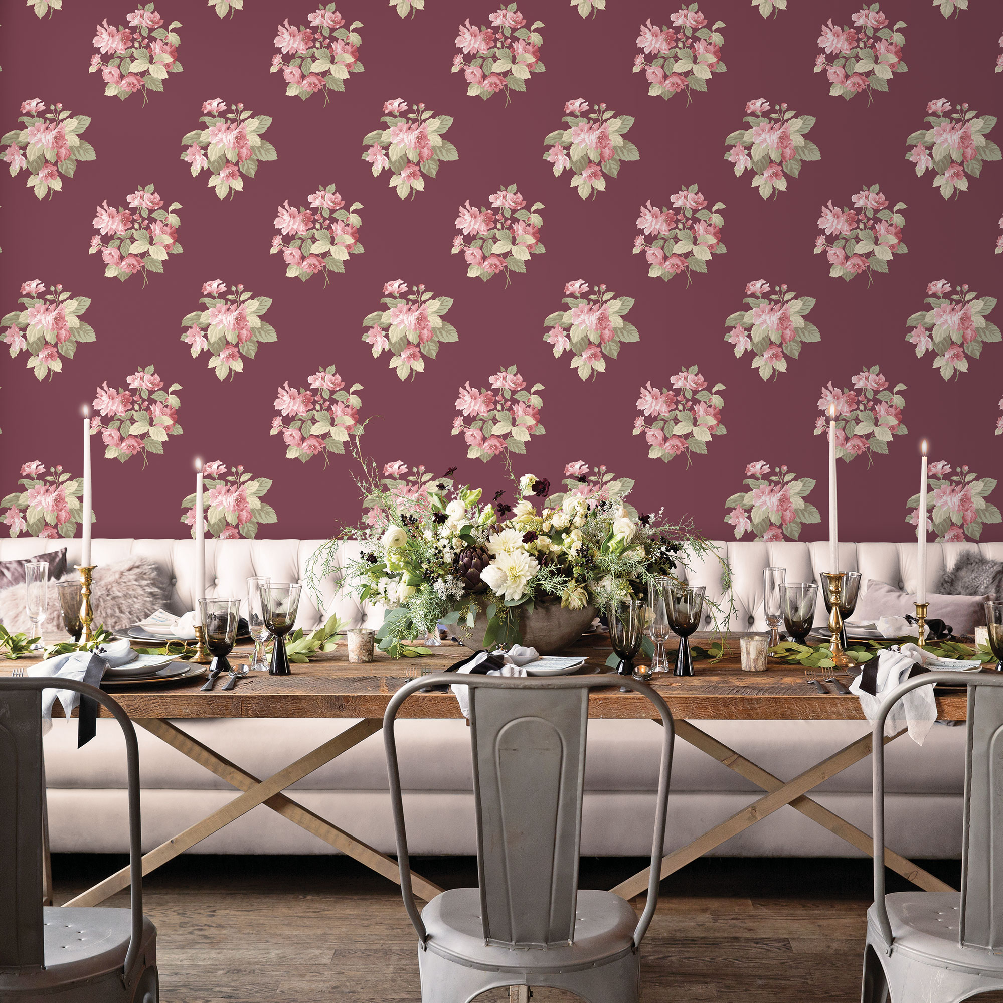 Essener Vliestapete Secret Garden Blumen G78496