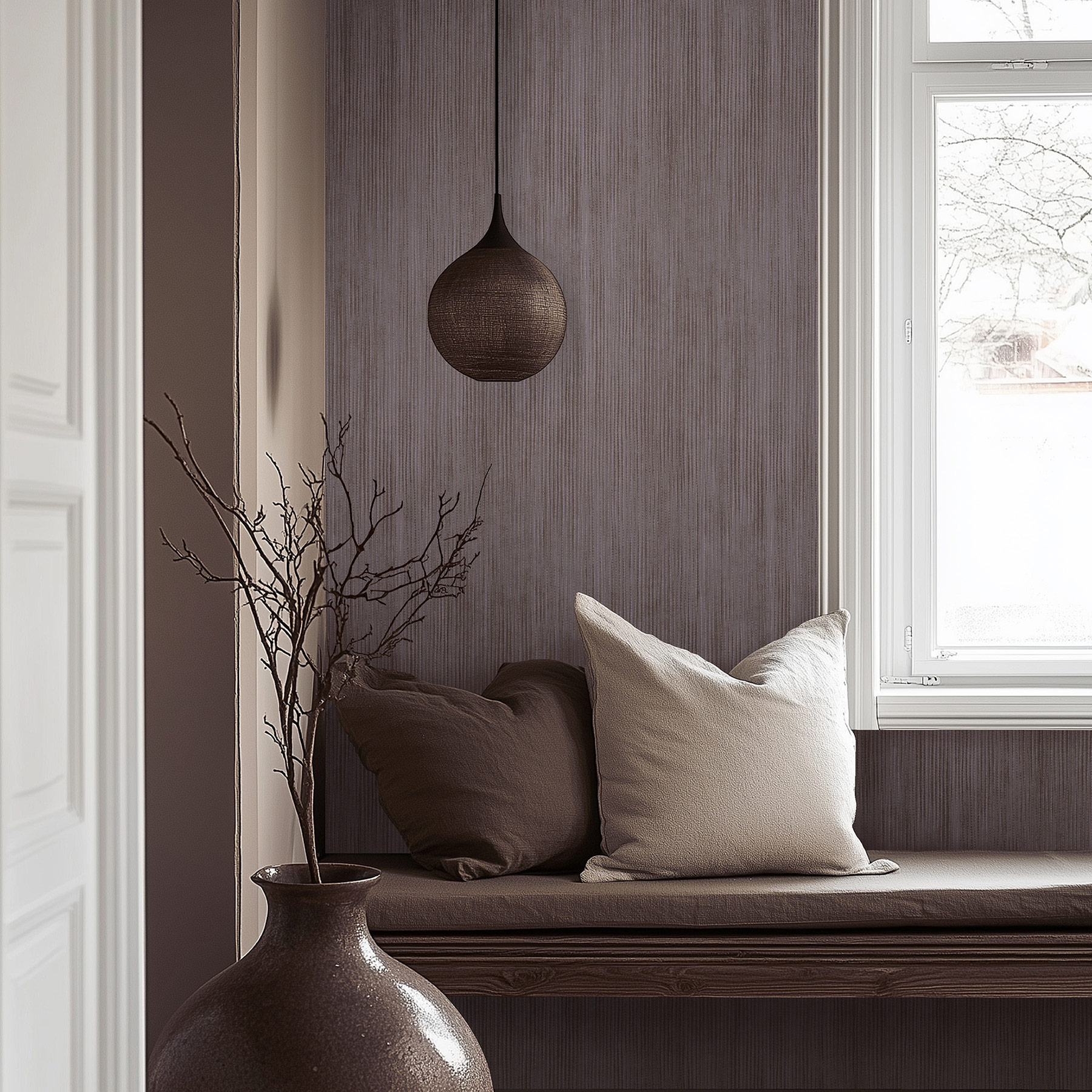 Hohenberger Vliestapete Cerra Riva Aubergine 27640