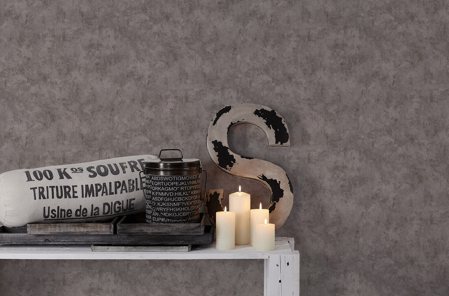 AS Vliestapete MS Hot Spots Unis Grau 369241