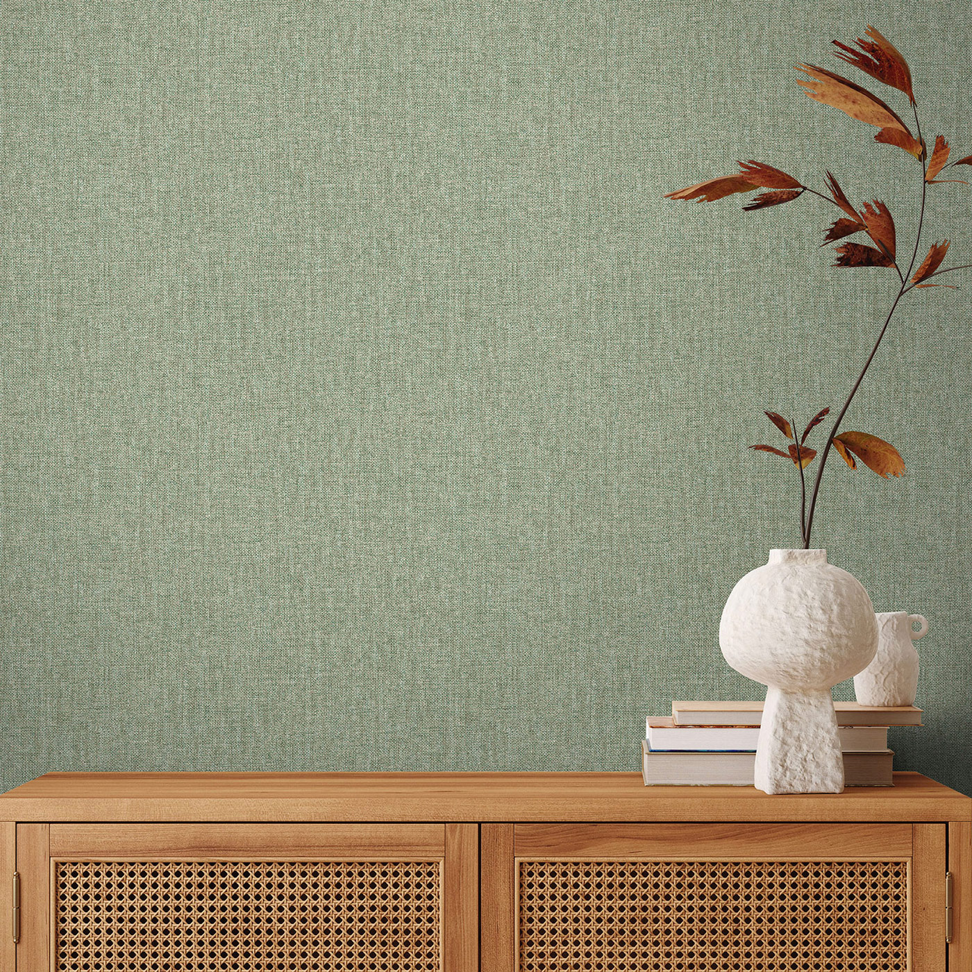 Hohenberger Vliestapete Artist Textile Plain Sage 27256 Hohenberger Vliestapete Artist Textile Plain Sage 27256