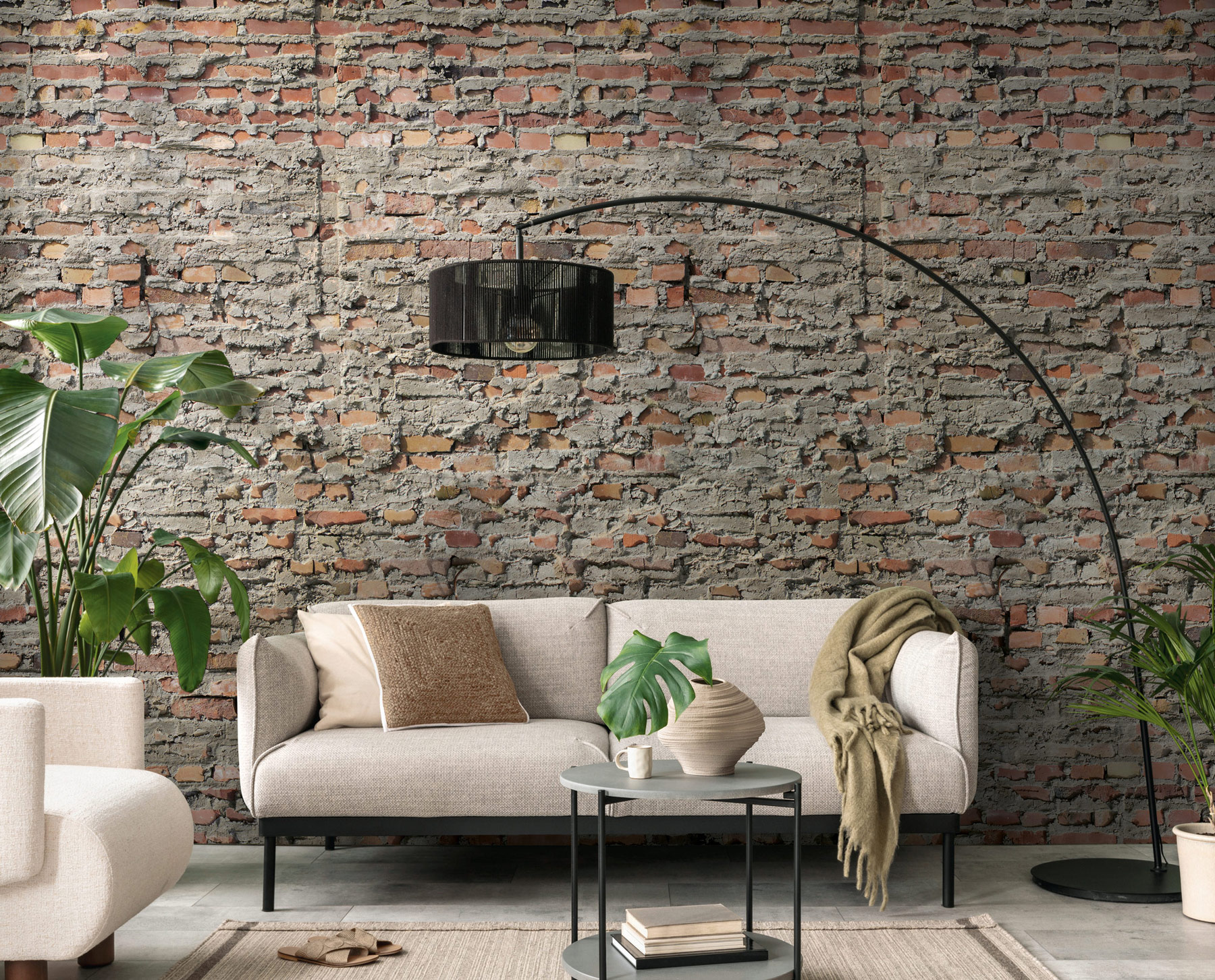 AS Fototapete MS Vibes & Styles Steintapete Grau 792172