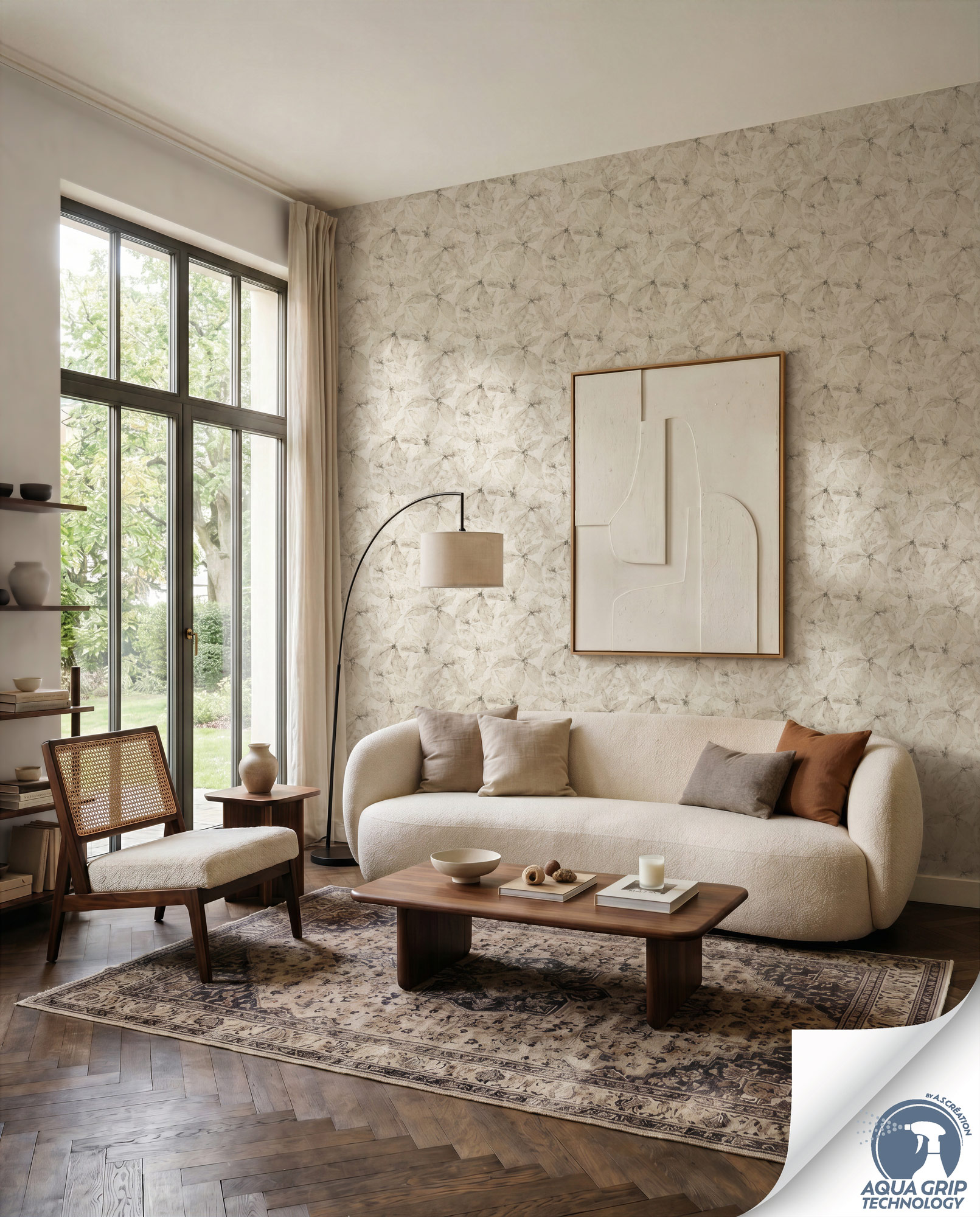 AS Vliestapete Cosiness Designdrop 2 Natur Beige 793204