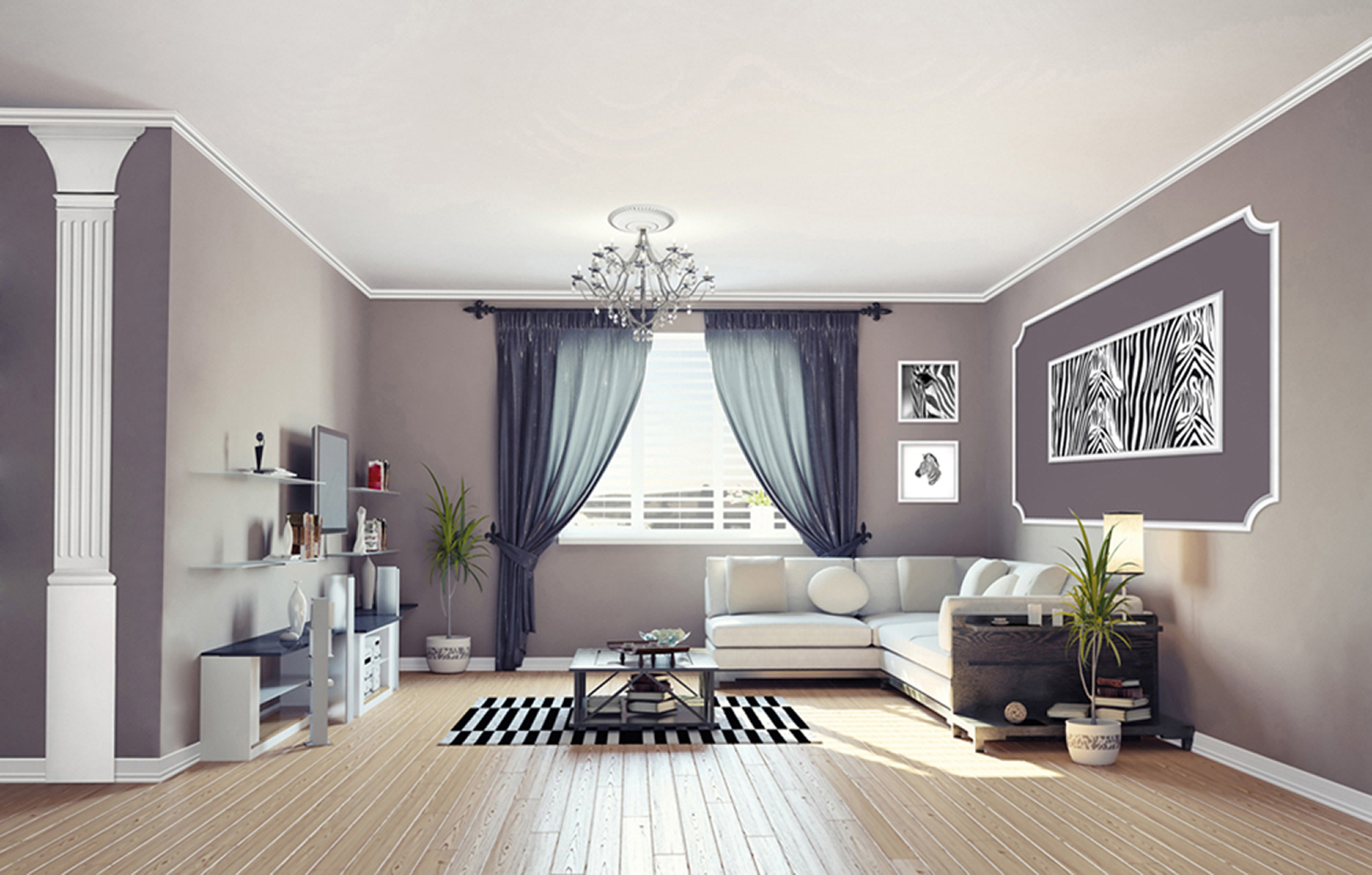 Homestar Stuckleiste Styropor Zierleiste A 7  | weiss