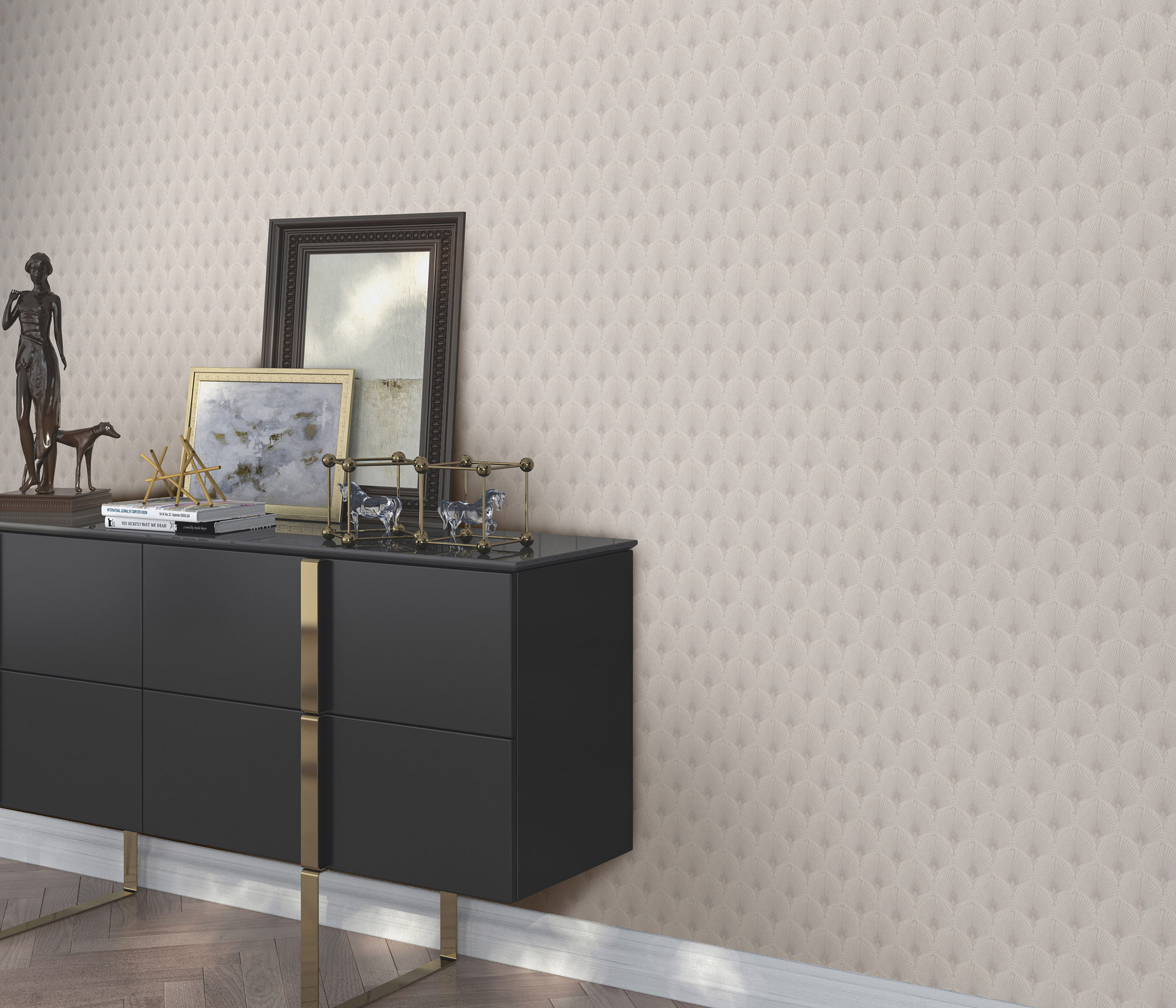 Erismann Vliestapete Versailles taupe 1034637