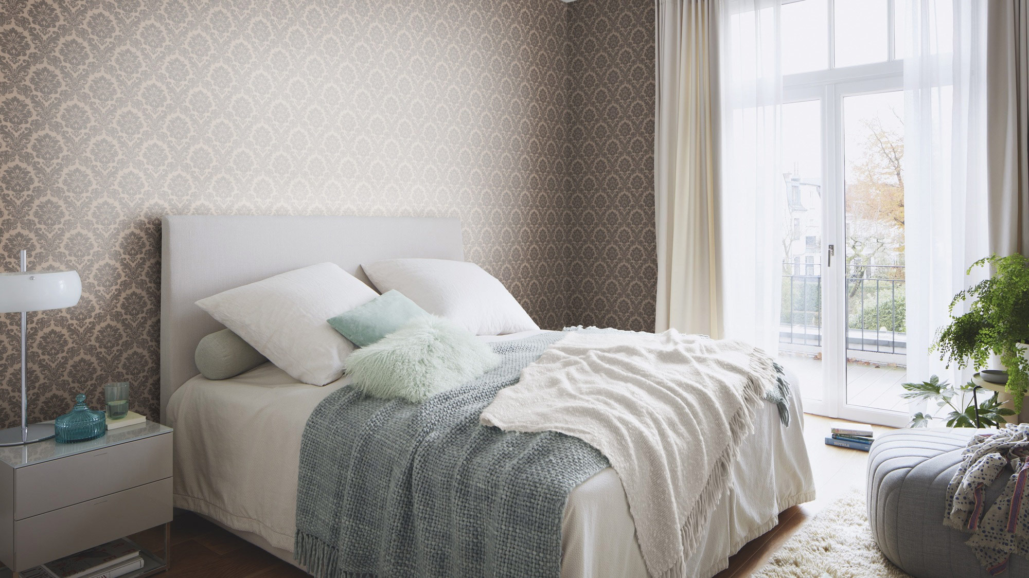 Rasch Vliestapete Trianon 13 Ornament Barock braun 570557