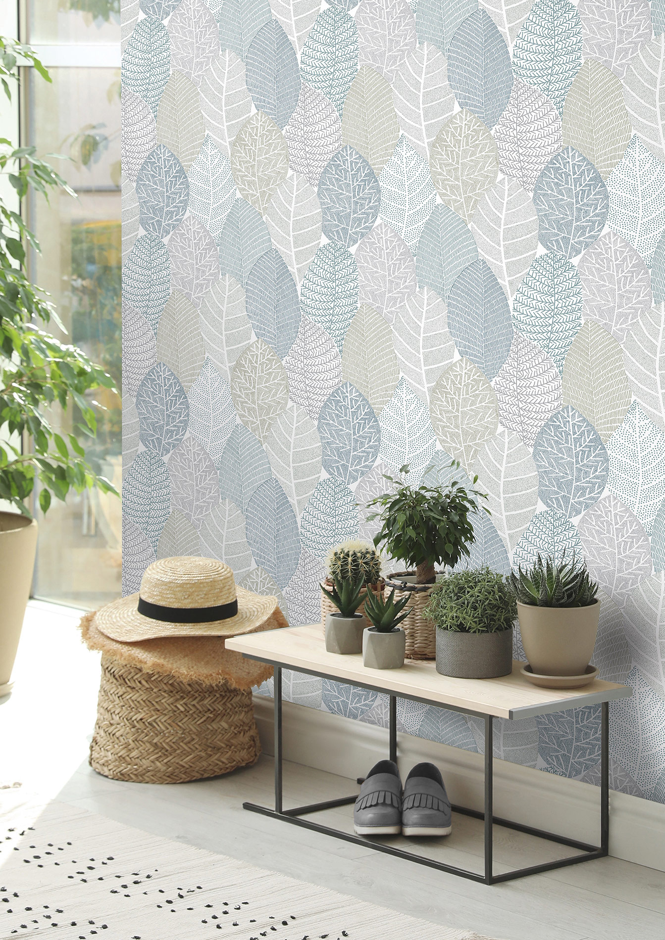 Rasch Vliestapete Symphony Blau-Hellblau 867114