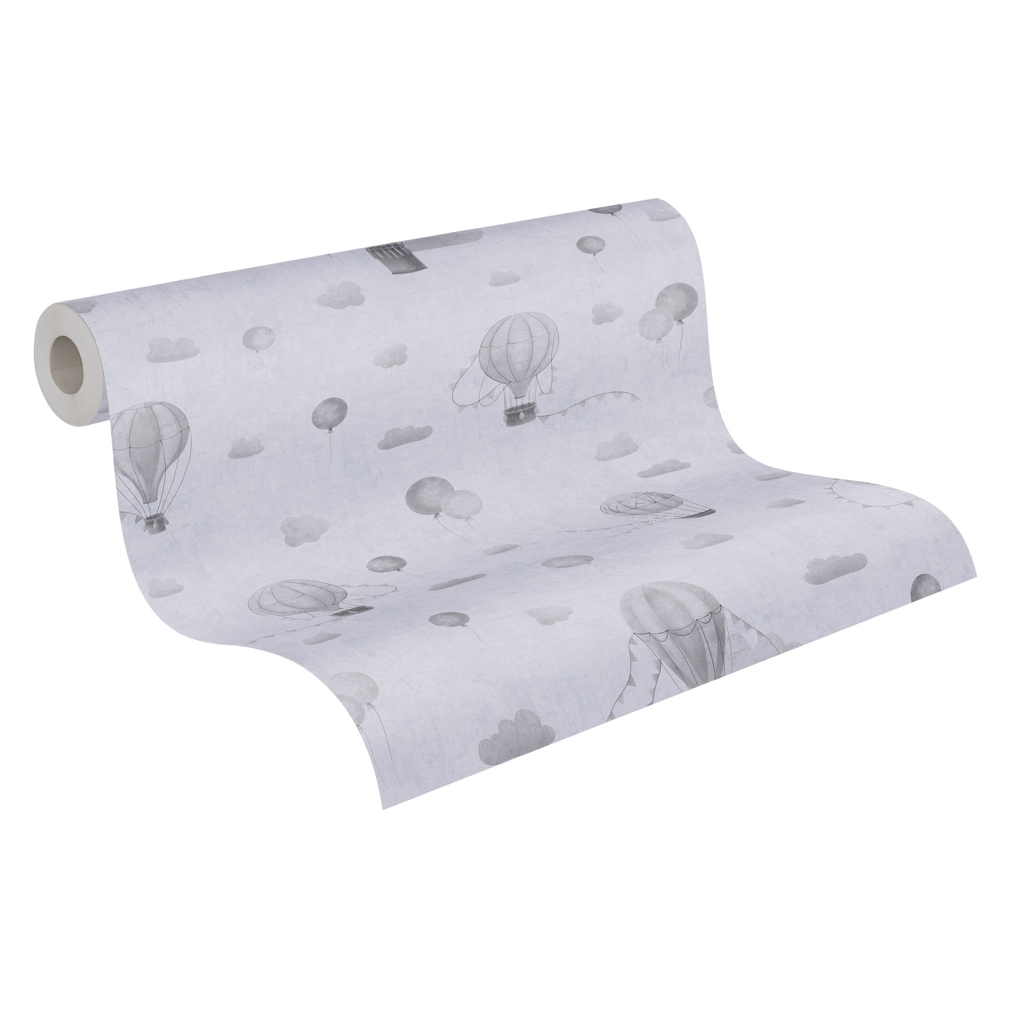 AS Vliestapete Lilly & Luis Wolken Grau 770772