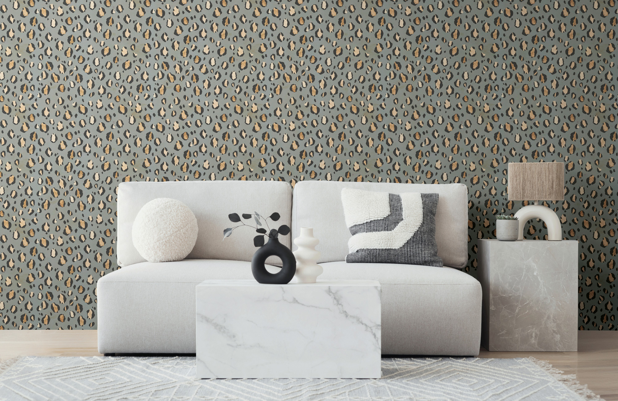 AS Vliestapete Anna d'Andrea Leomuster Grau 782162 AS Vliestapete Anna d'Andrea Leomuster Grau 782162