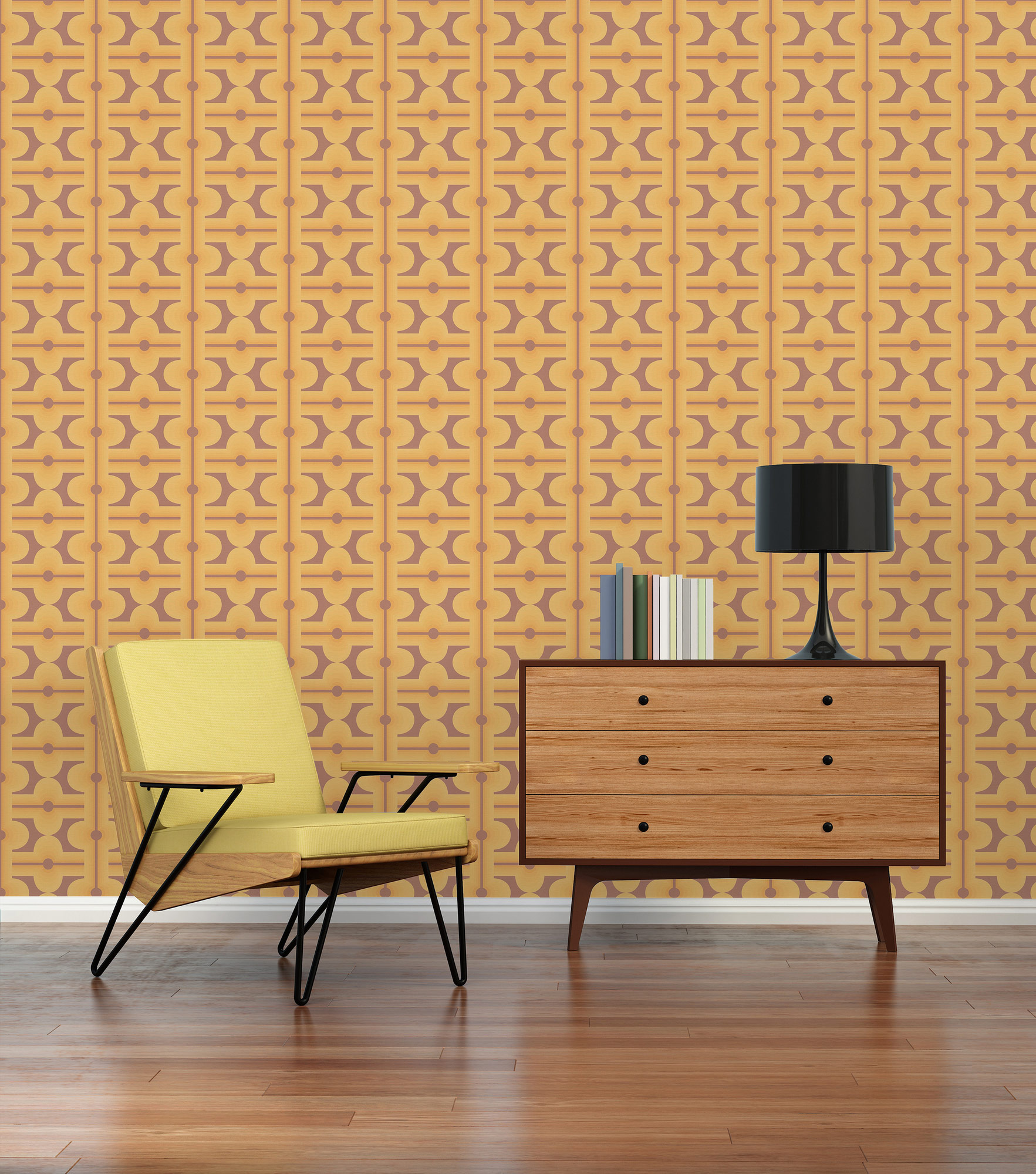 AS Creation Vliestapete Retro Chic Braun 395334