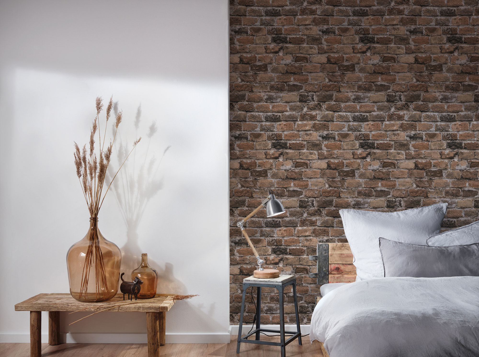 AS Vliestapete Bricks & Stones Backstein Tapete 388142