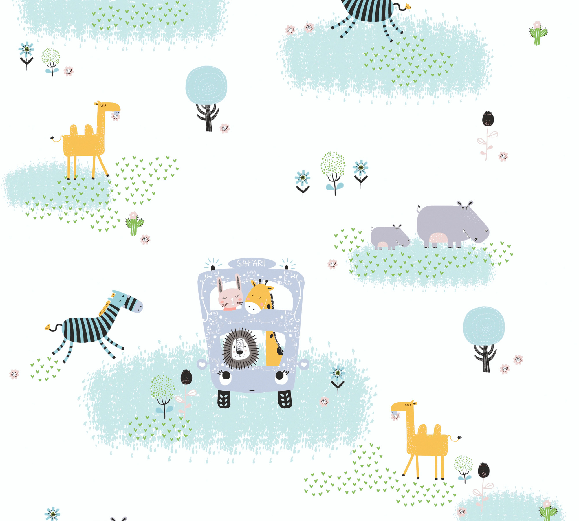 AS Vliestapete Little Love Kinderzimmertapete Tiere 381141